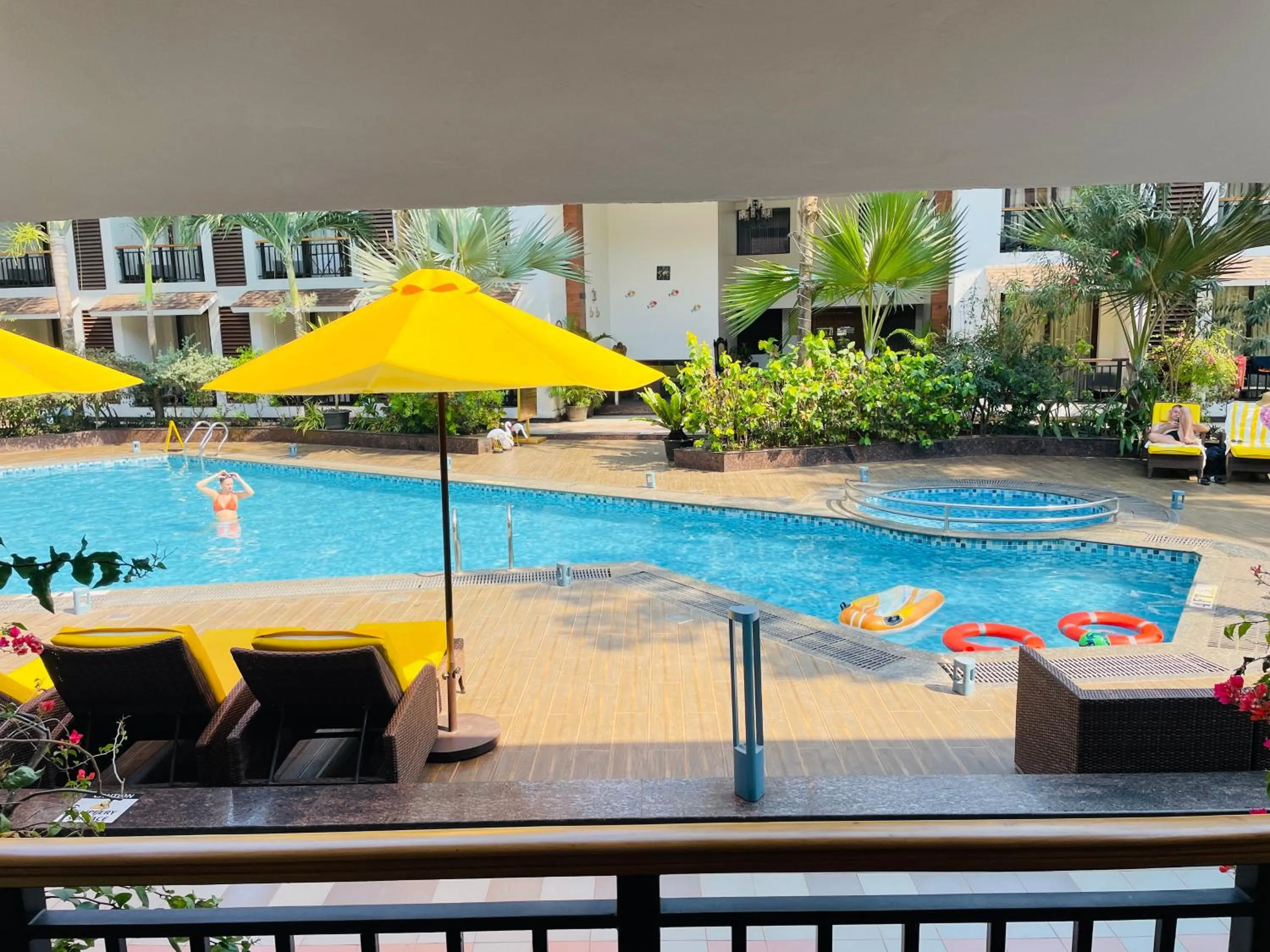 Swimming pool in Sobit Sarovar Portico