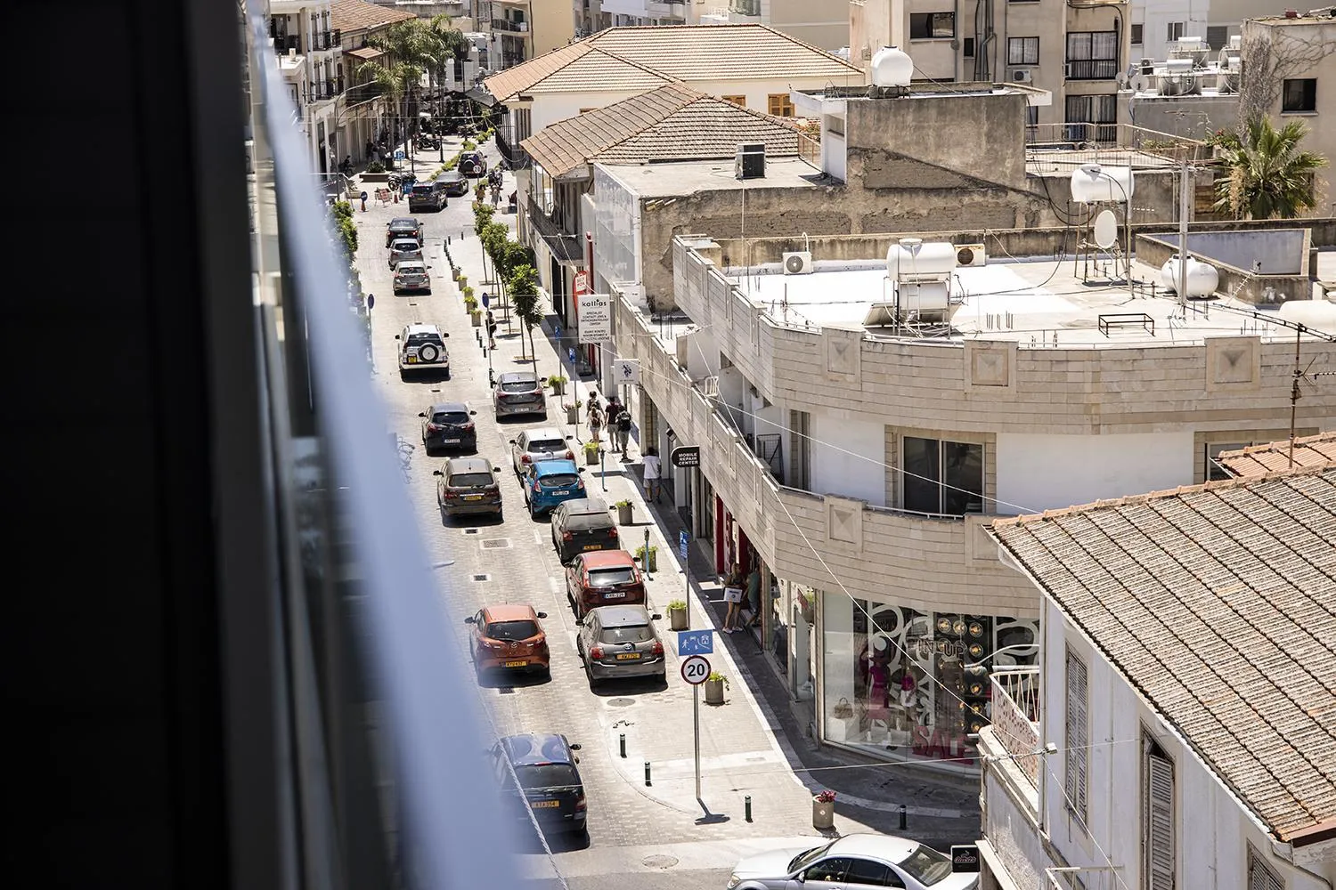 City view in Jimmy's Suites