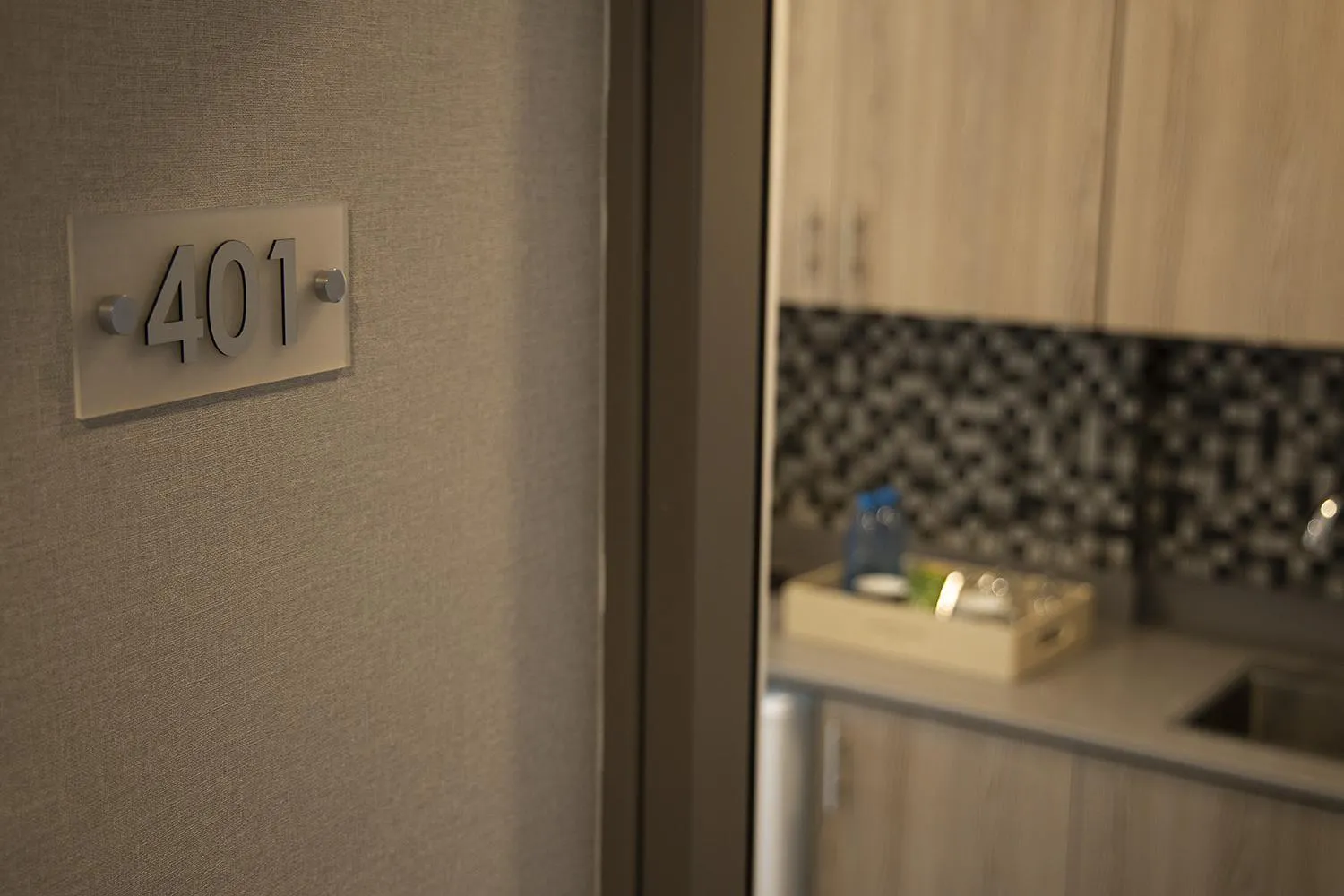 Bedroom in Jimmy's Suites