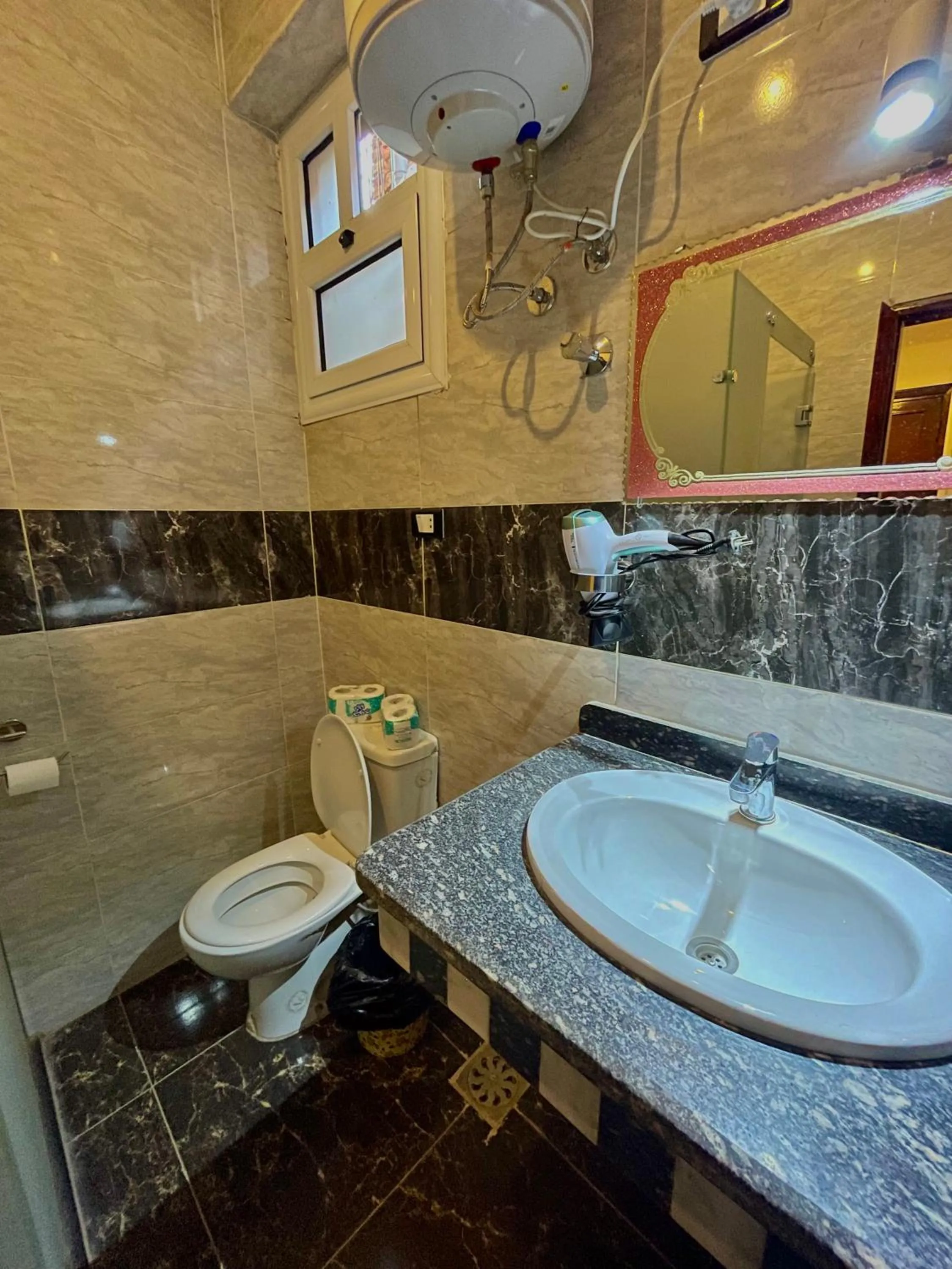 Toilet in Nile Panorama Hotel & Restaurant