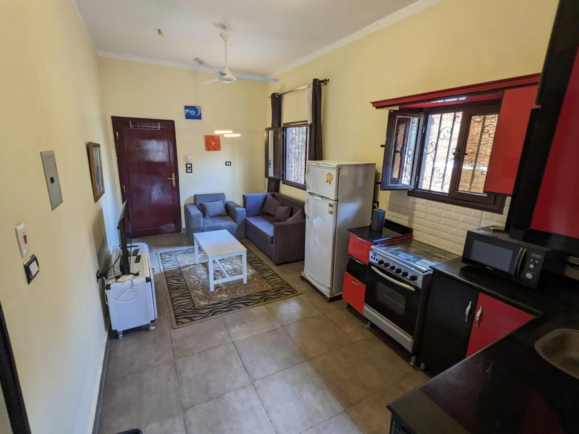 Kitchen or kitchenette in Nile Panorama Hotel & Restaurant