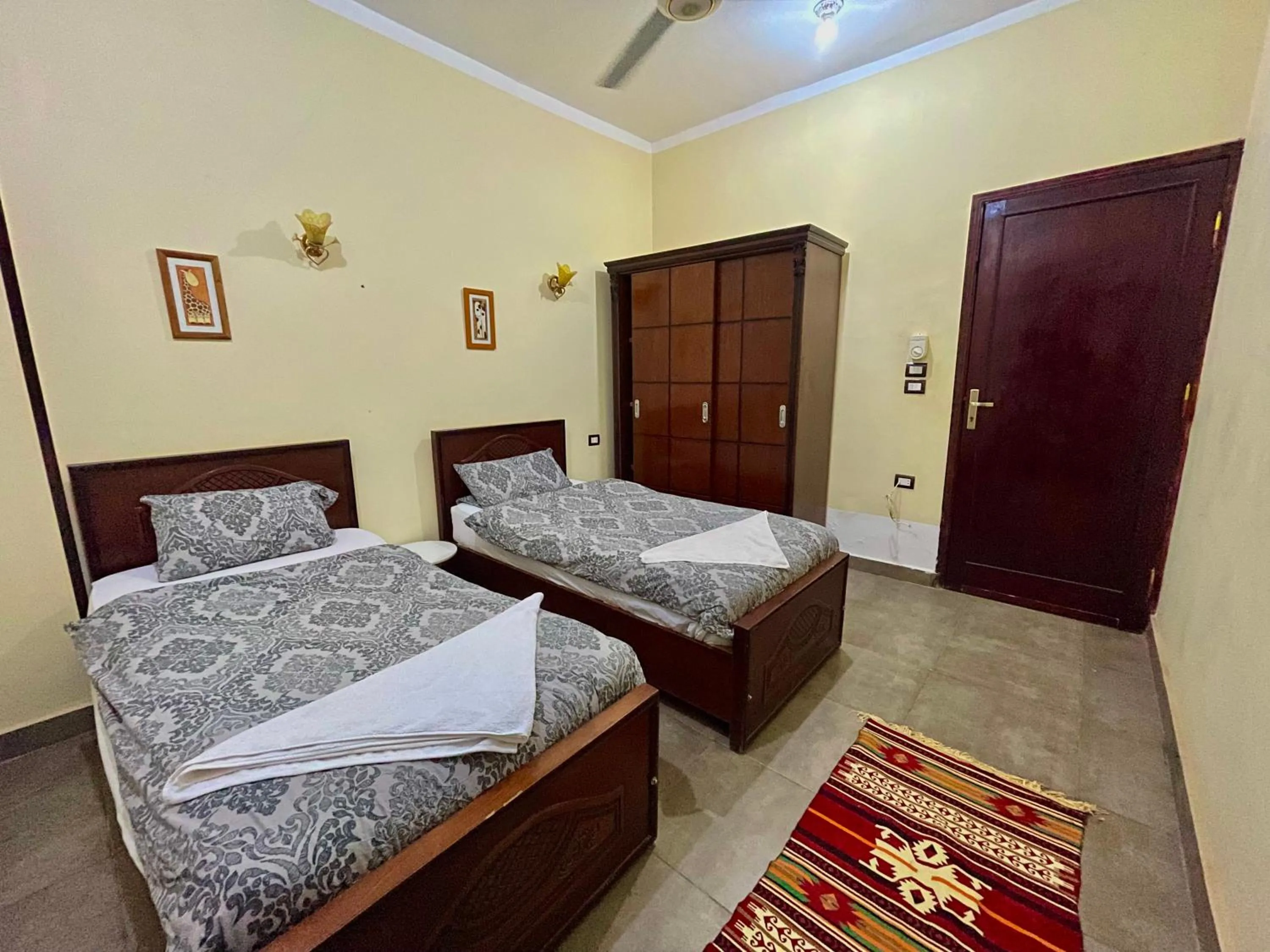 Bed in Nile Panorama Hotel & Restaurant