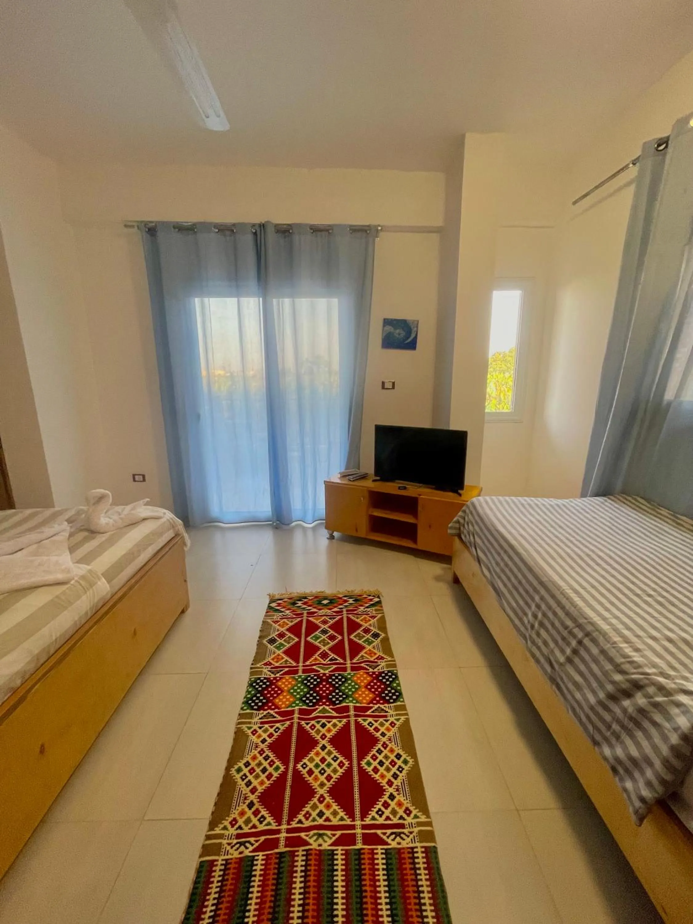 Bed in Nile Panorama Hotel & Restaurant