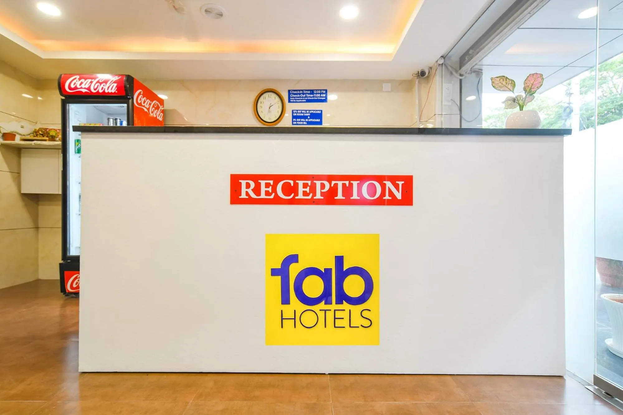 Lobby or reception in FabHotel Ten Eleven