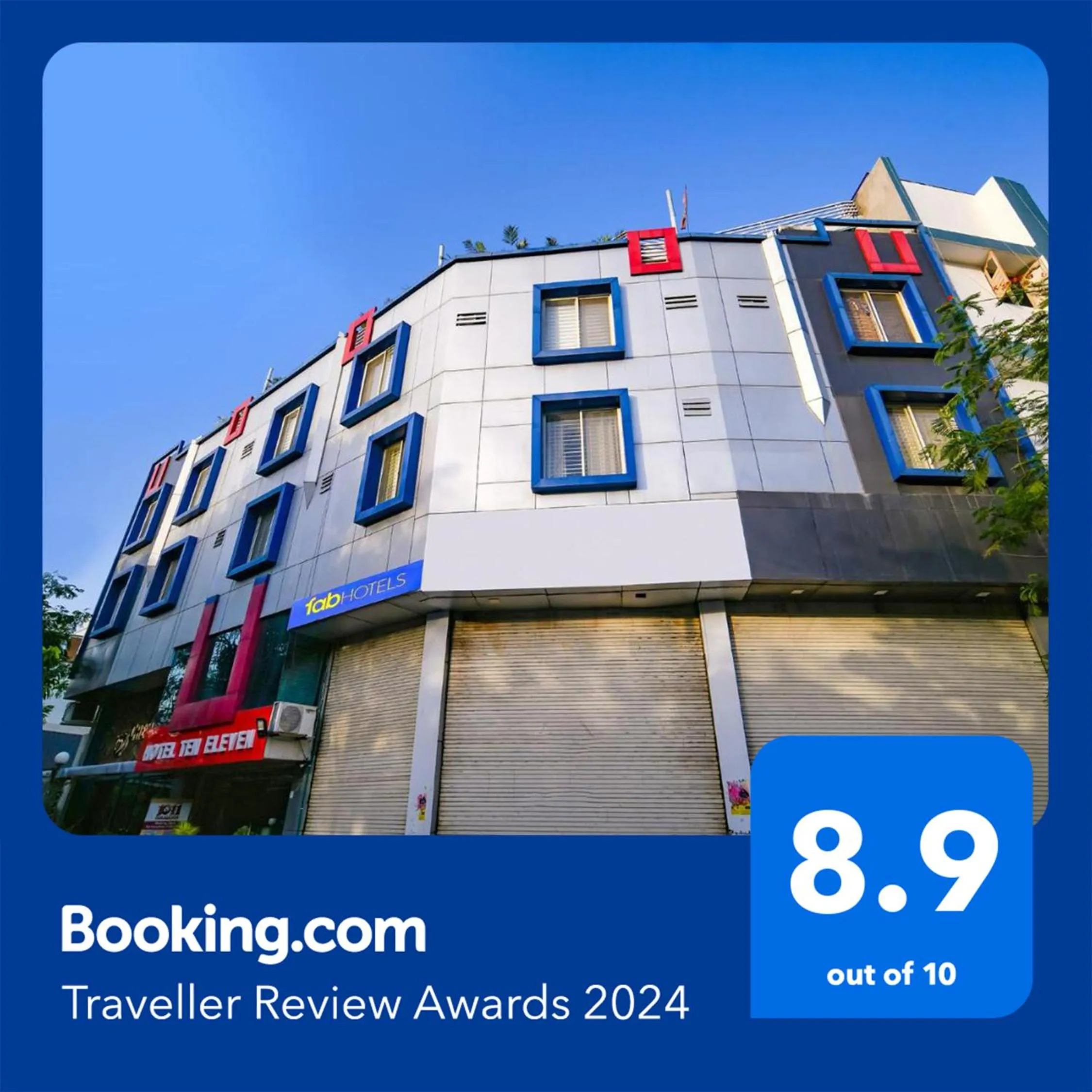 Property building in FabHotel Ten Eleven