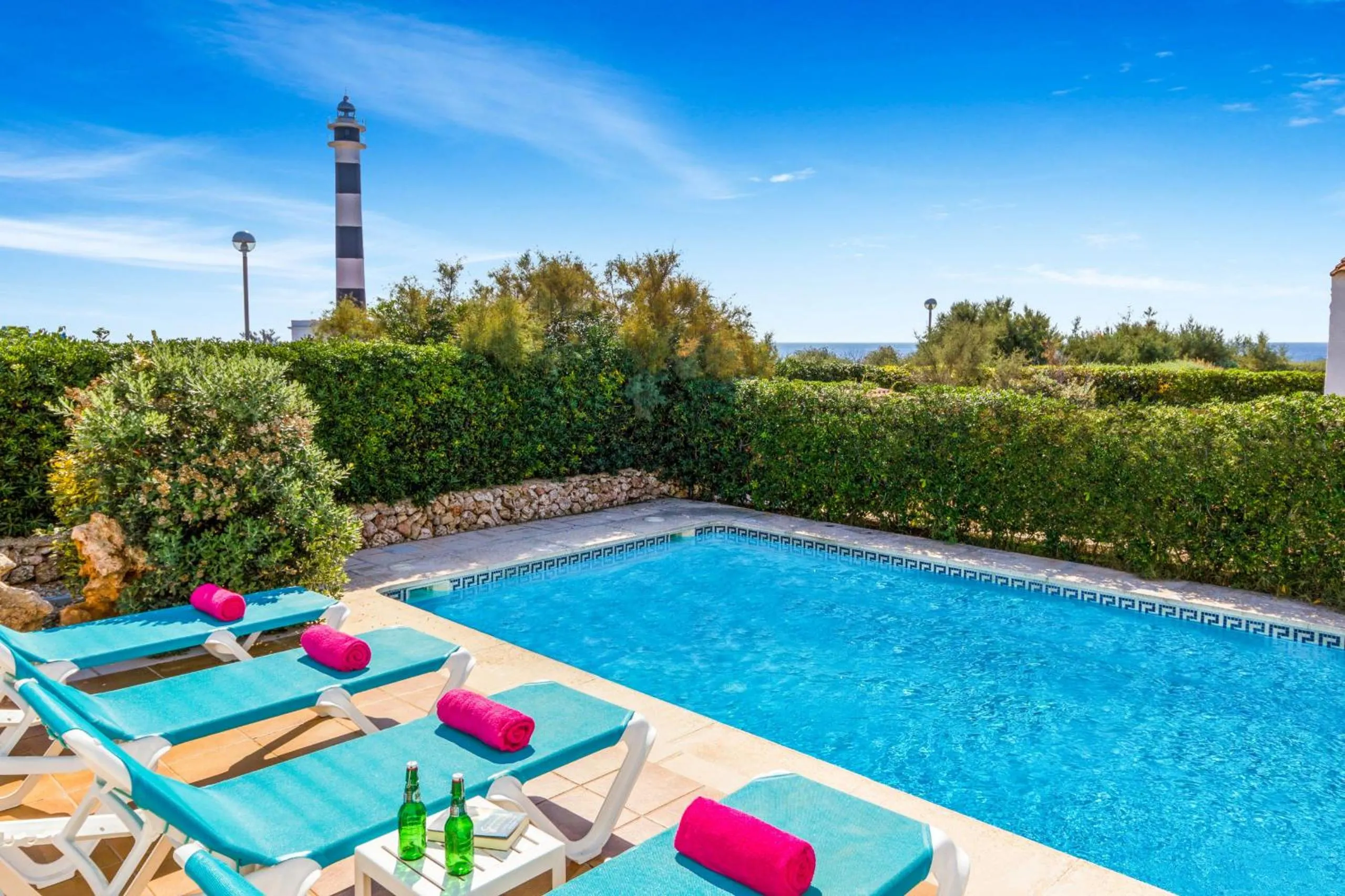 Pool view in Villa FARO by Mauter Villas