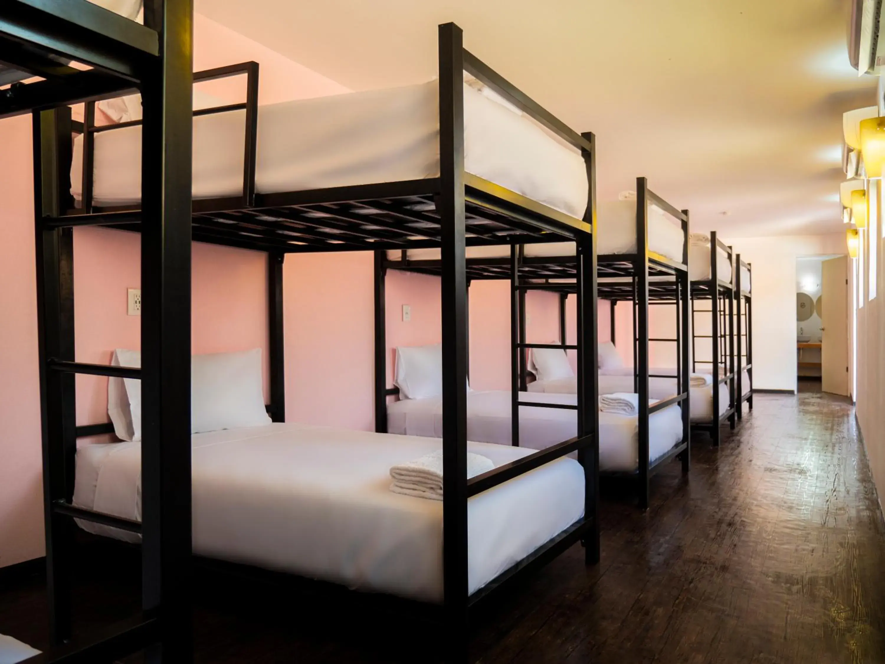 Single Bed in Female Dormitory Room in Colorbox beds and rooms Single Bed in Female Dormitory Room in Colorbox beds and rooms