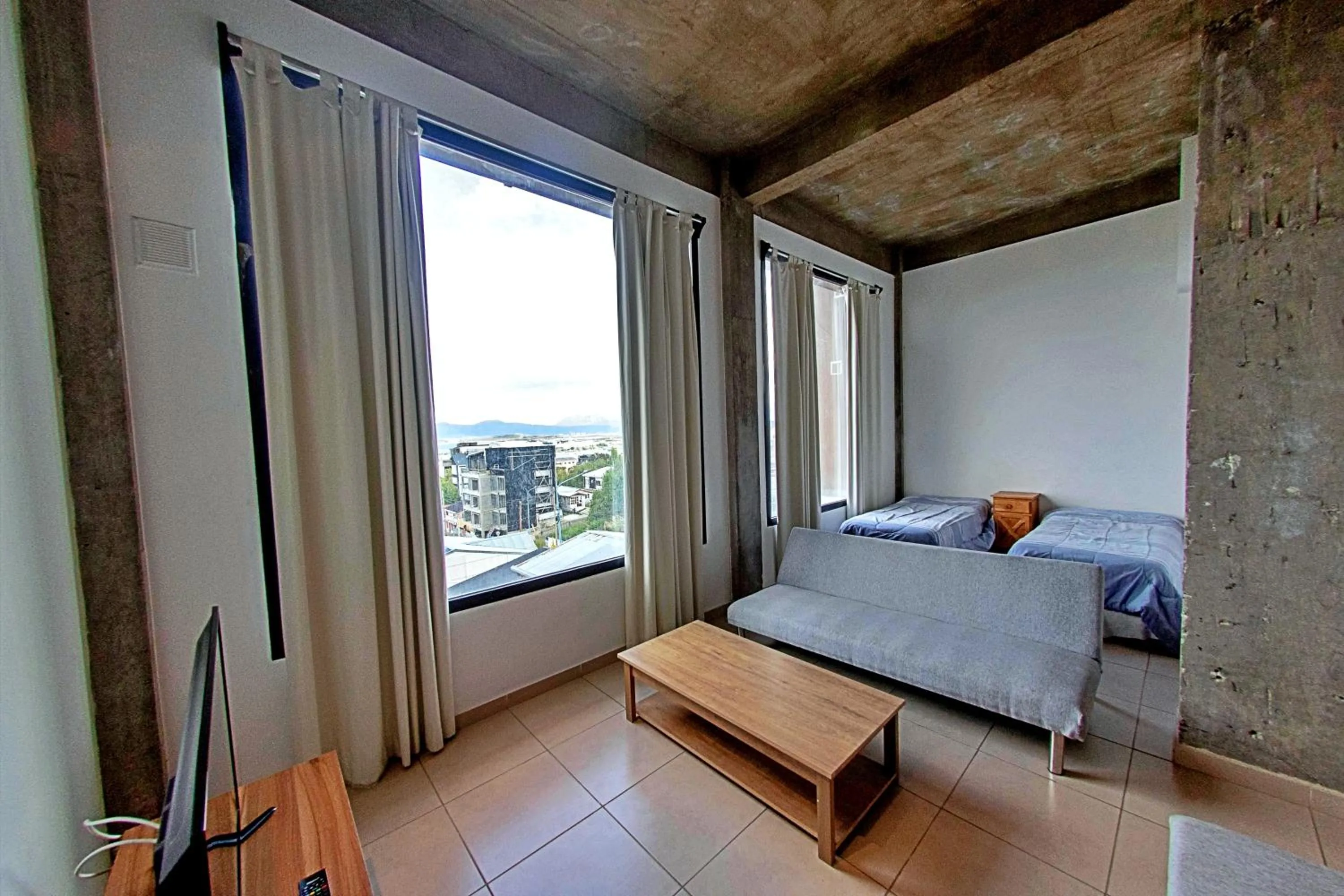 Living room, Bed in Magallanes Flat