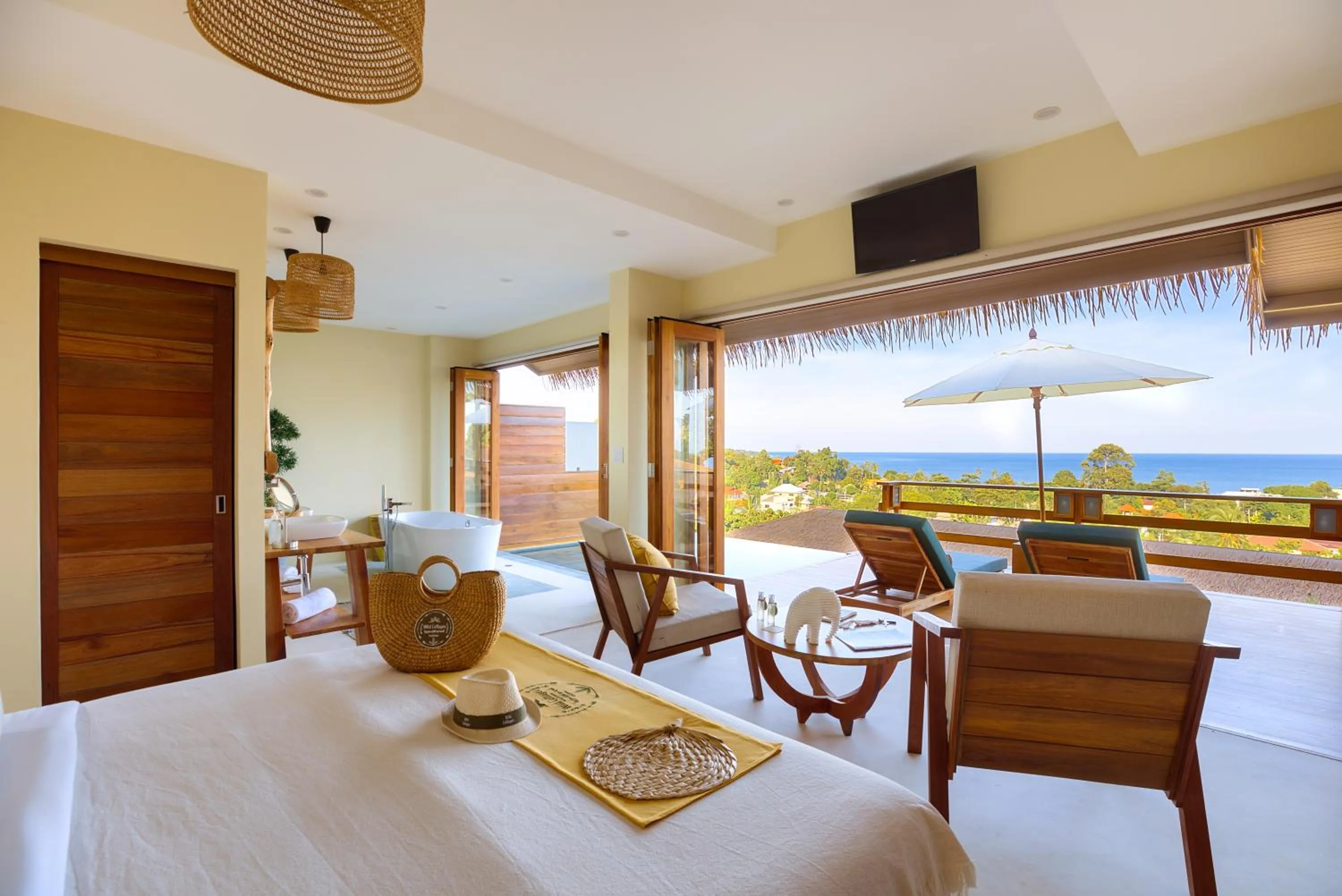 Bed in Wild Cottages Luxury and Natural - SHA Extra Plus Certified