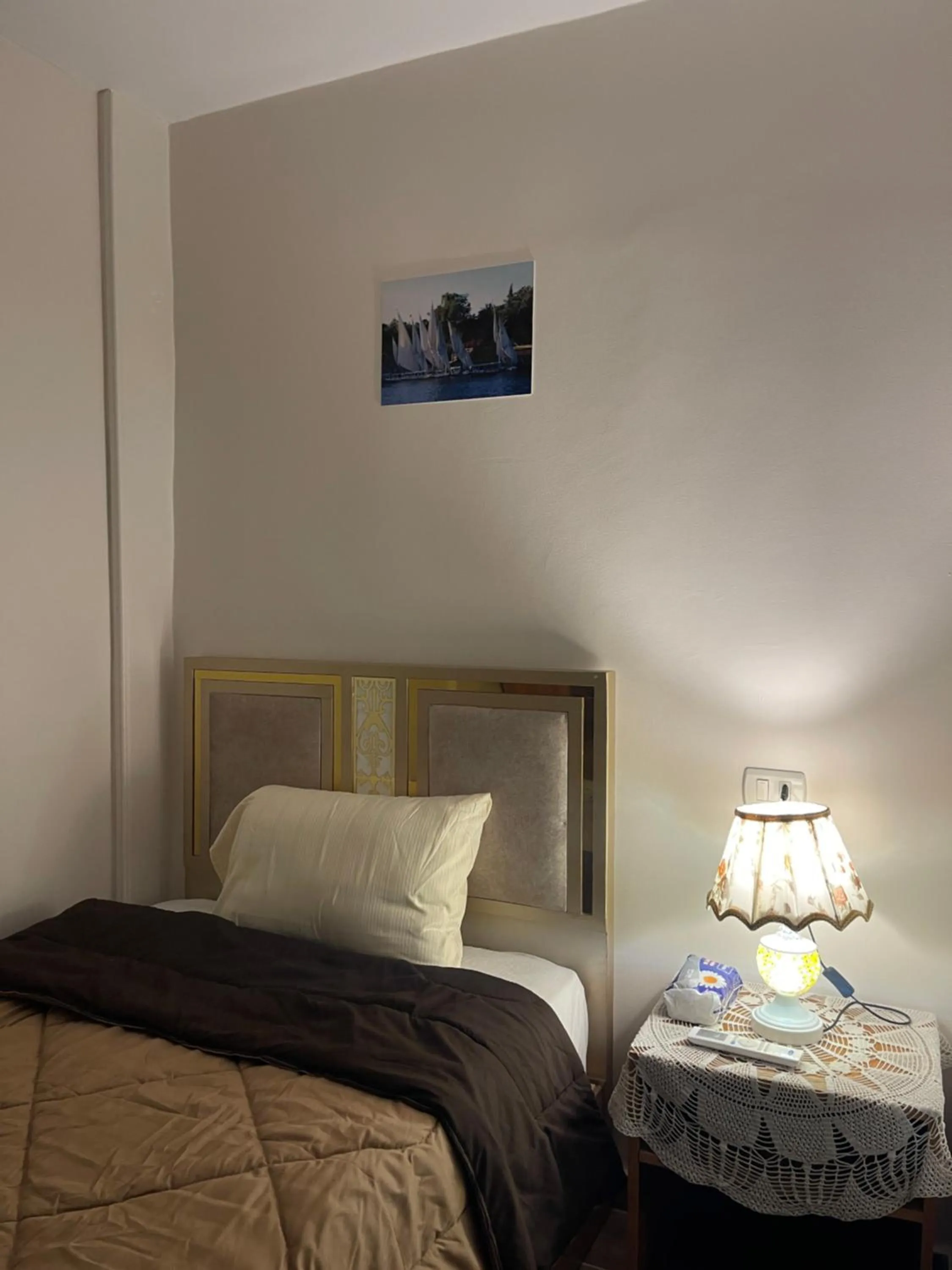 Bed in Farida Pyramids Boutique Hotel