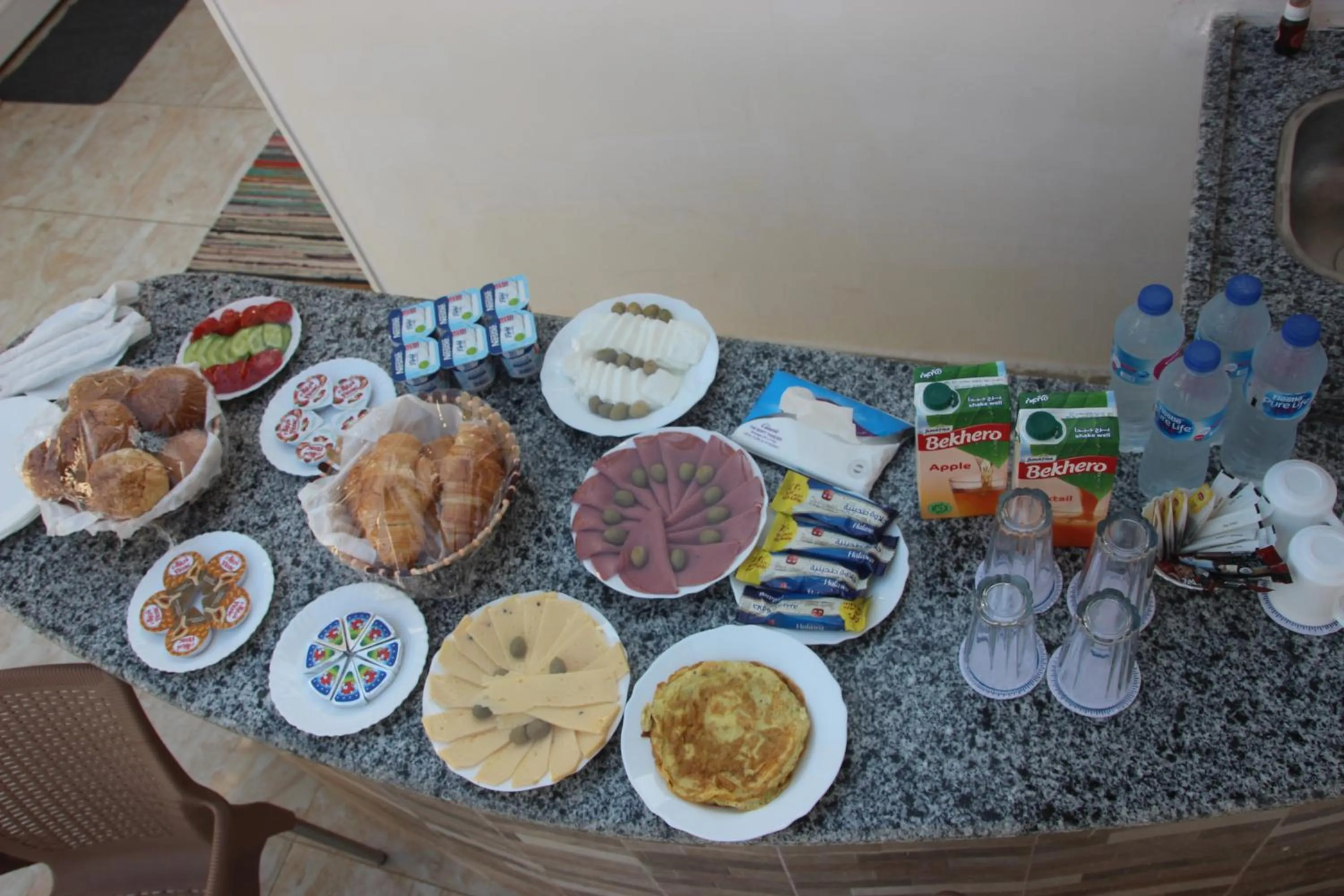 Breakfast in Farida Pyramids Boutique Hotel