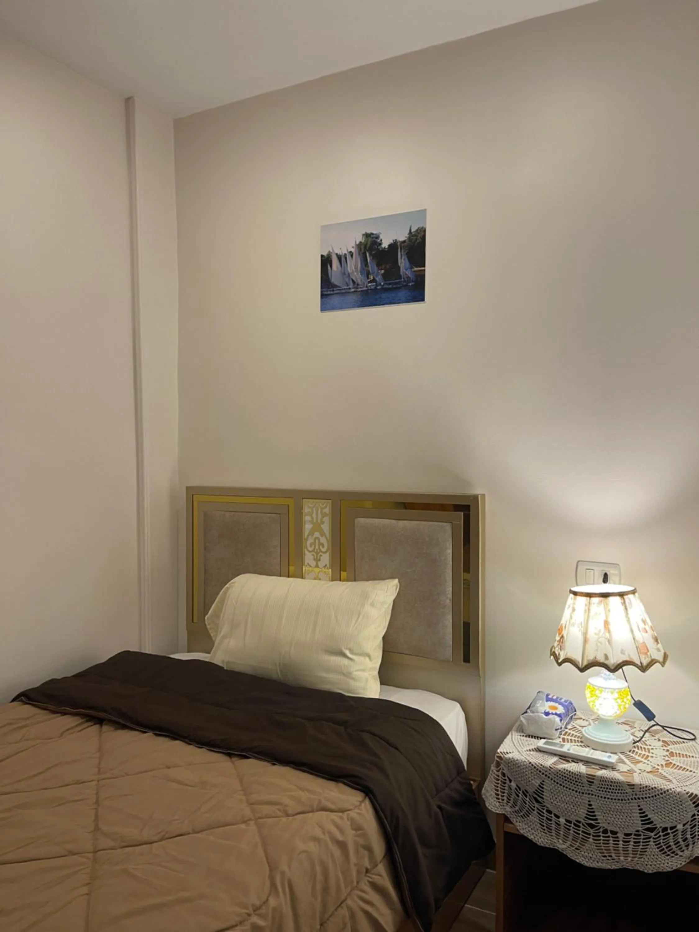 Bed in Farida Pyramids Boutique Hotel