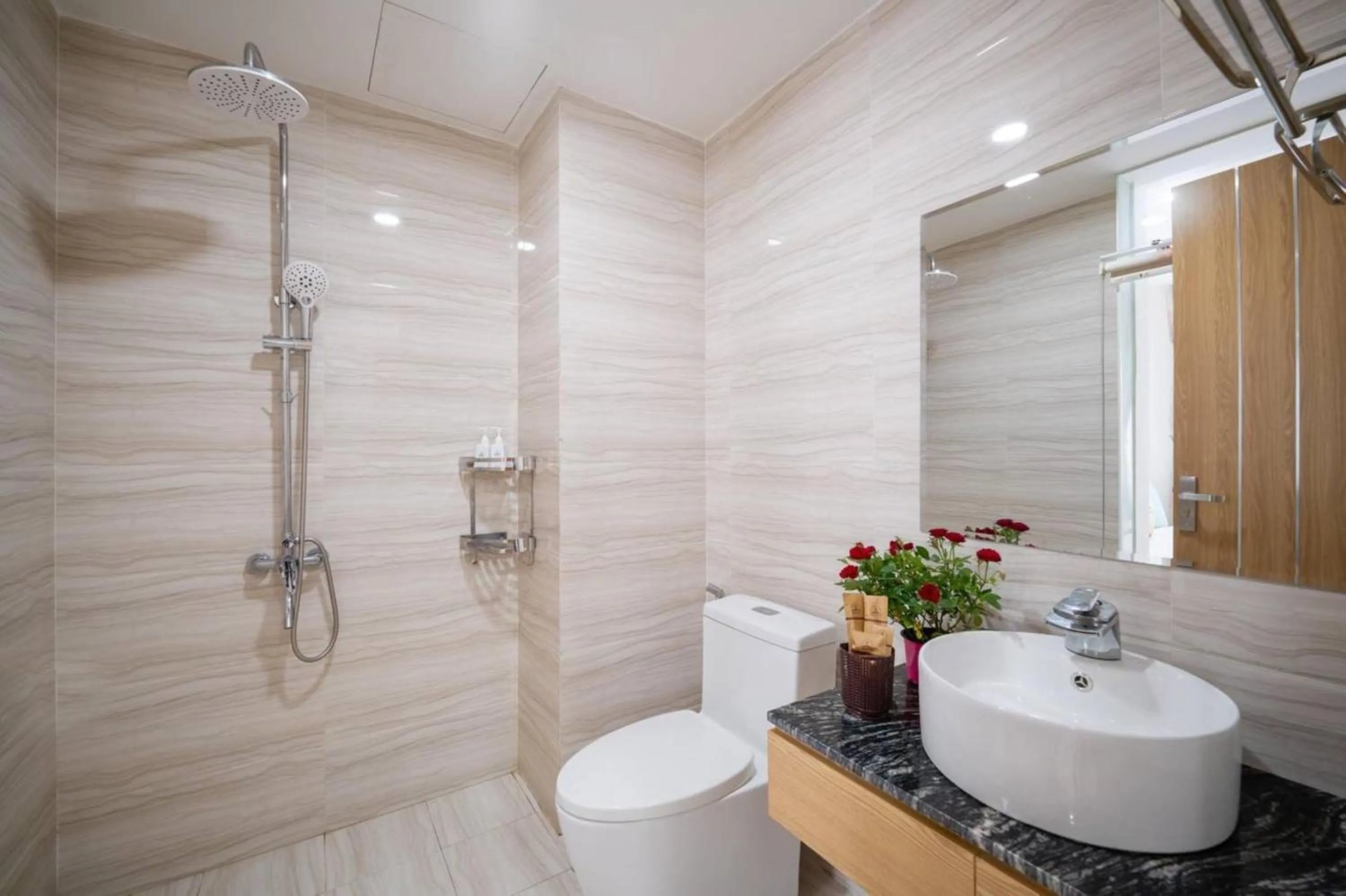 Bathroom in Blue-S Hotel & Apartment