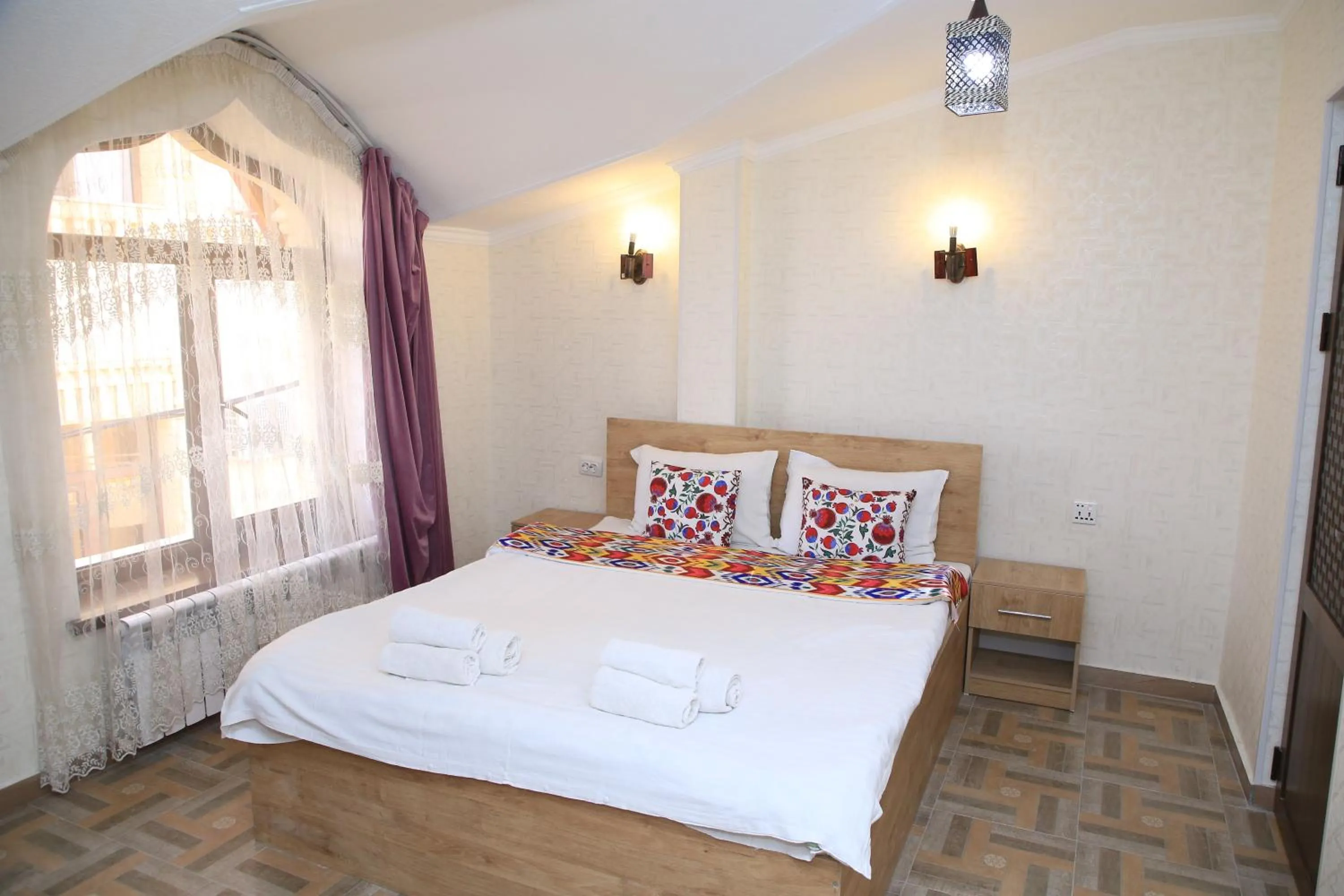 Bed in Samarkand City Center Hotel