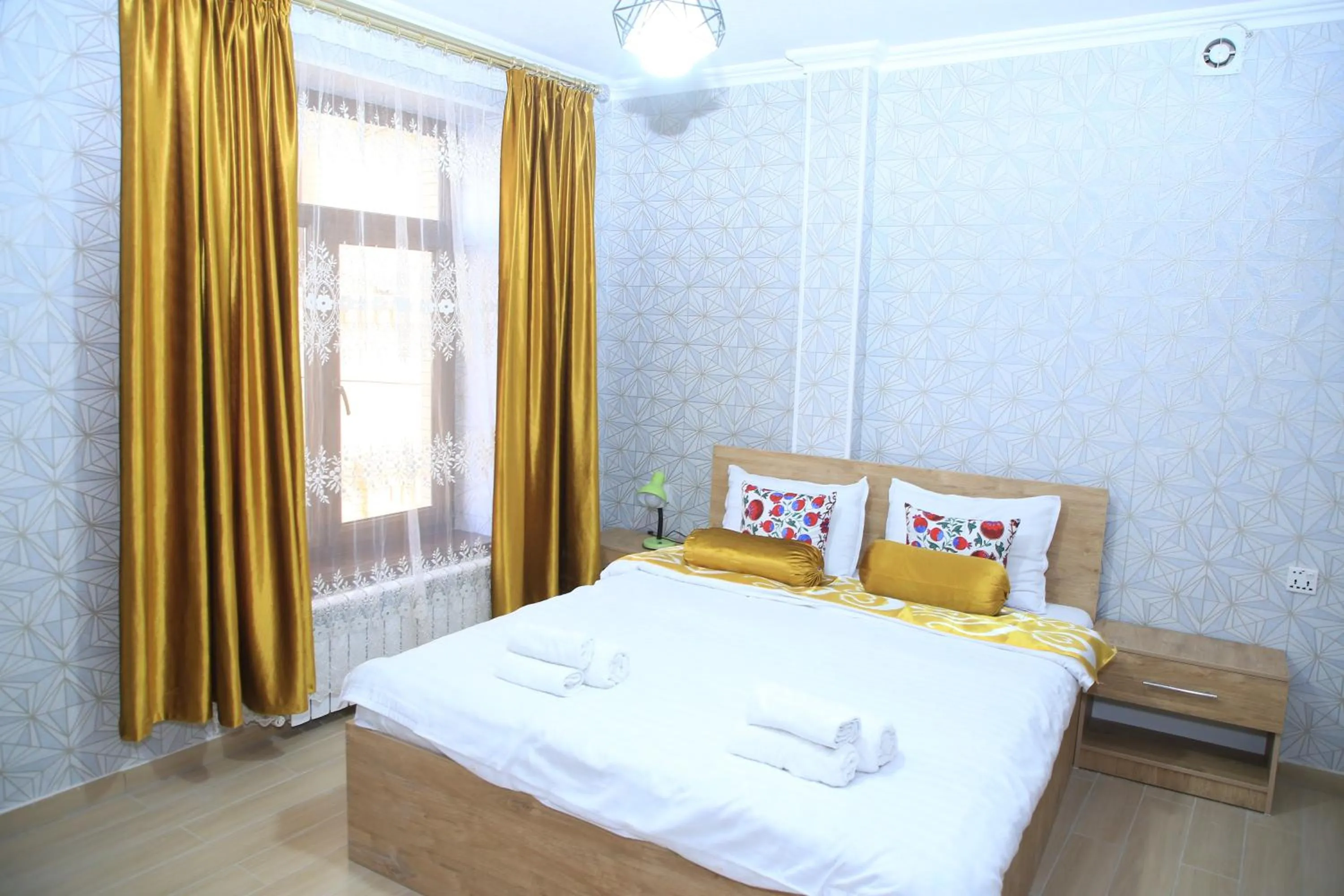 Bed in Samarkand City Center Hotel
