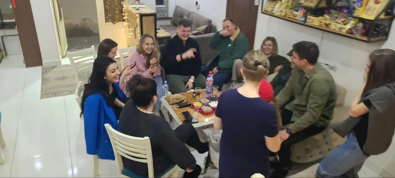 People in Samarkand City Center Hotel