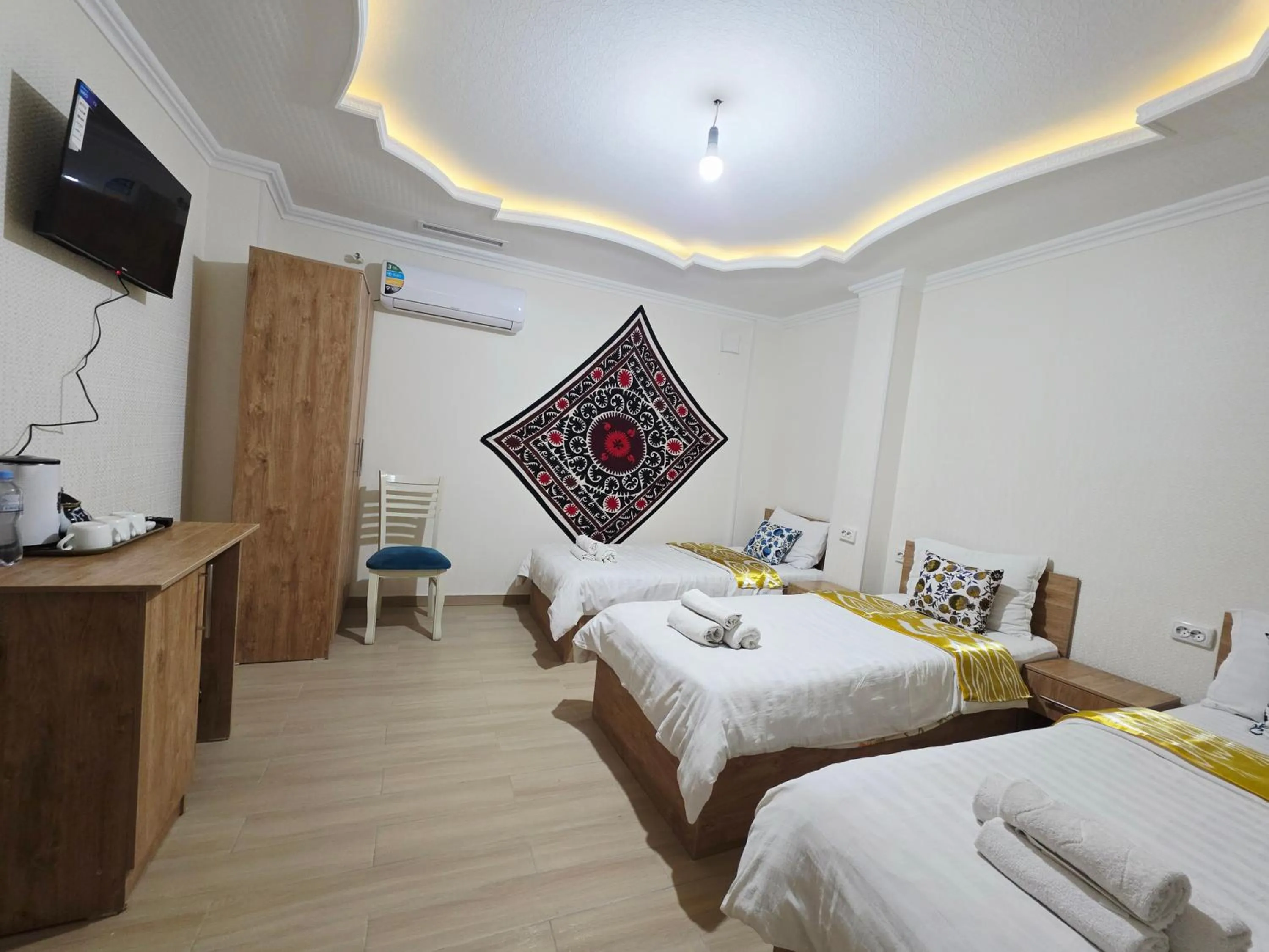 Bed in Samarkand City Center Hotel