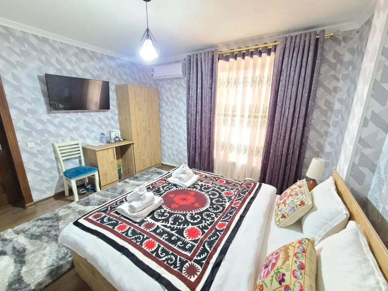 Bed in Samarkand City Center Hotel