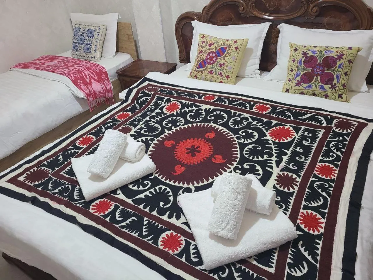 Bed in Samarkand City Center Hotel