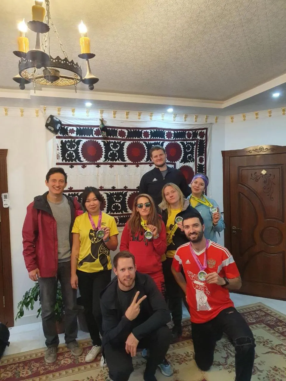 group of guests in Samarkand City Center Hotel