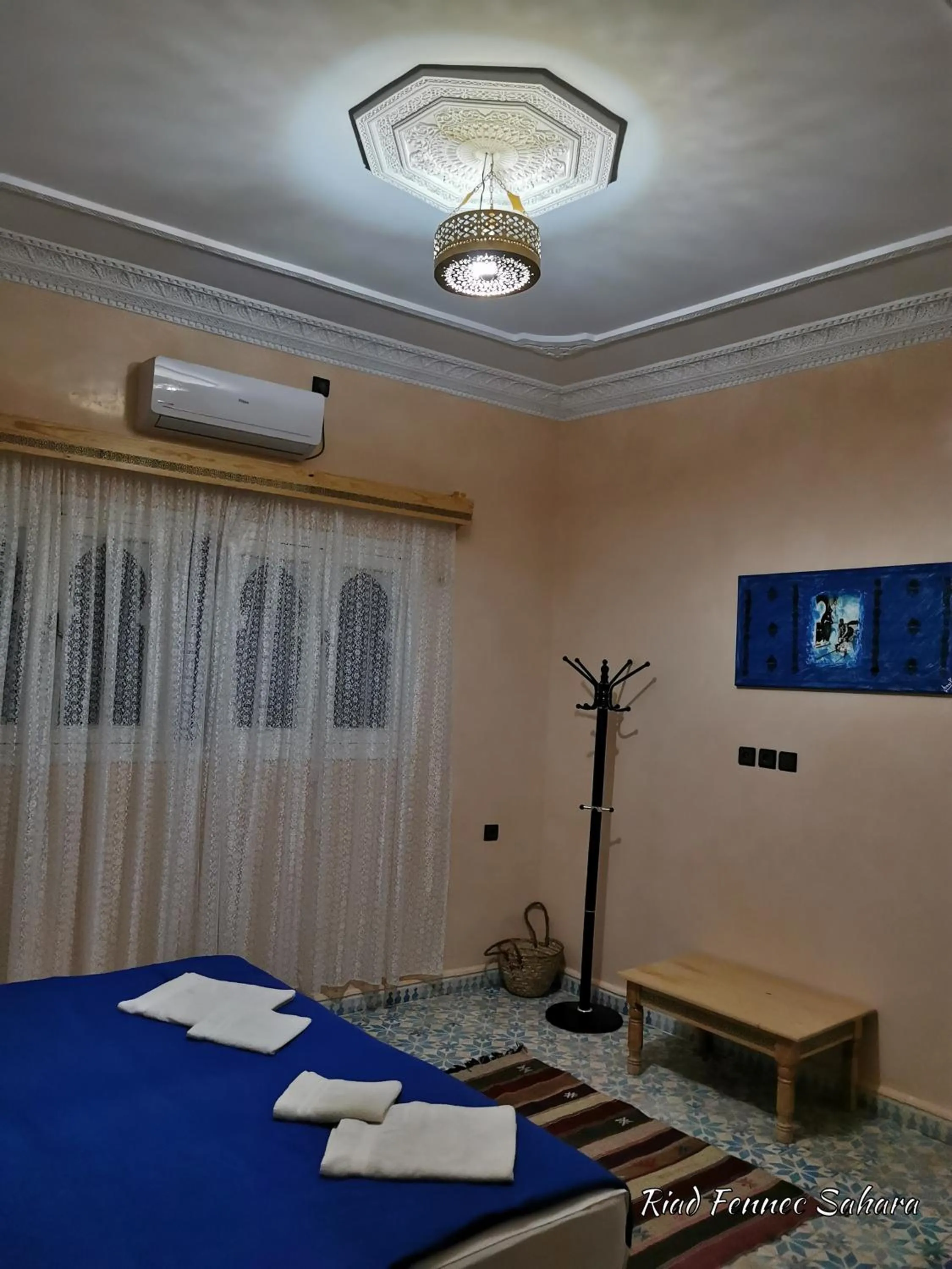 Bed in Riad Fennec Sahara