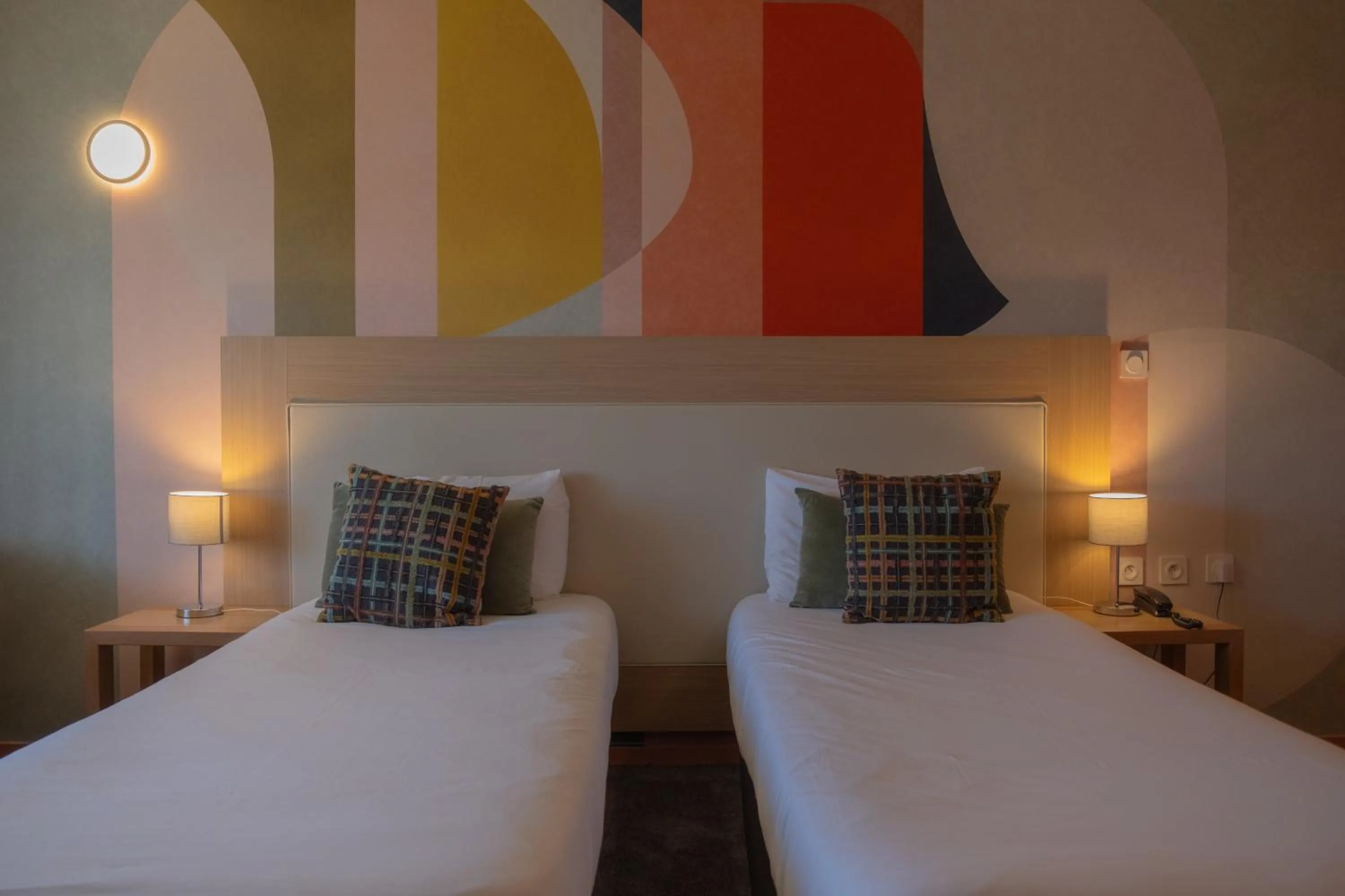 Bed in Hotel *** & Spa Vacances Bleues Villa Marlioz