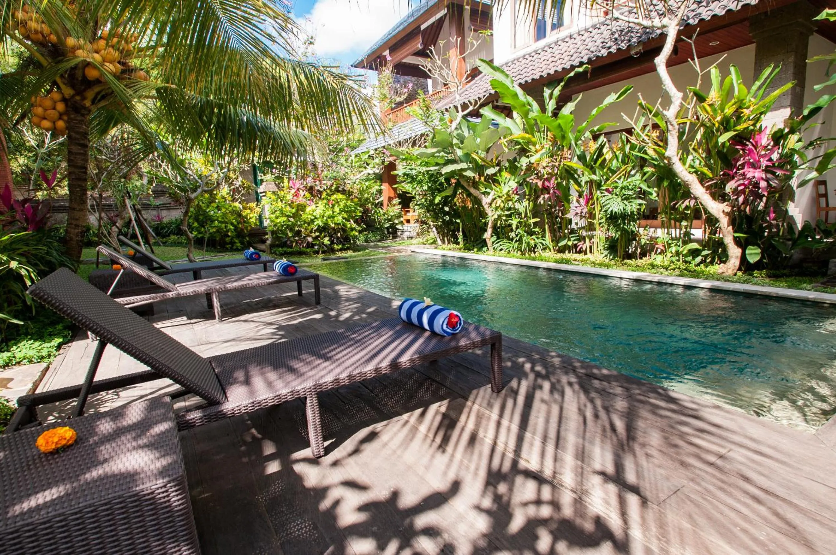 Swimming pool in Flamboyant Villa Ubud
