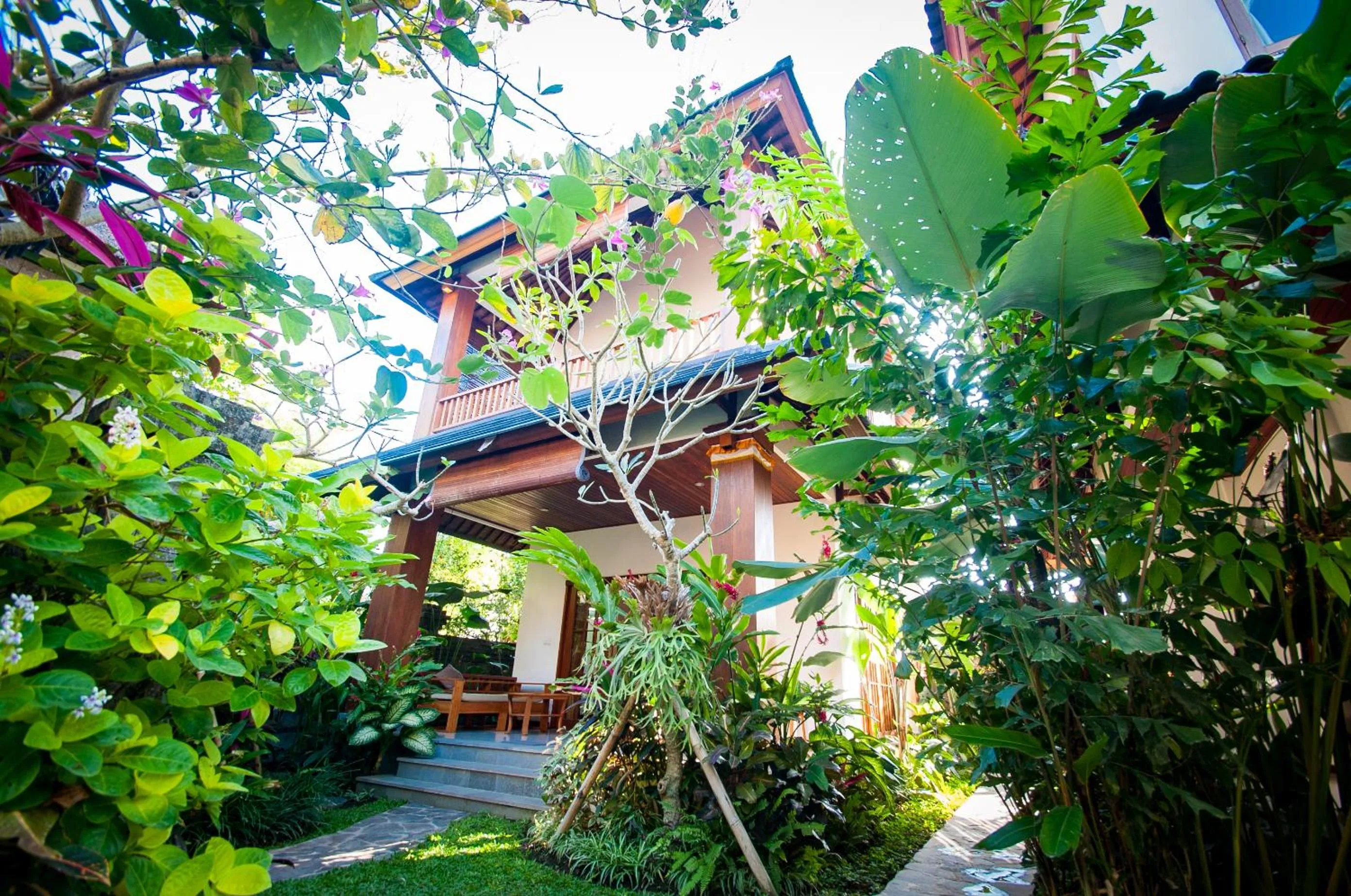 Property building in Flamboyant Villa Ubud