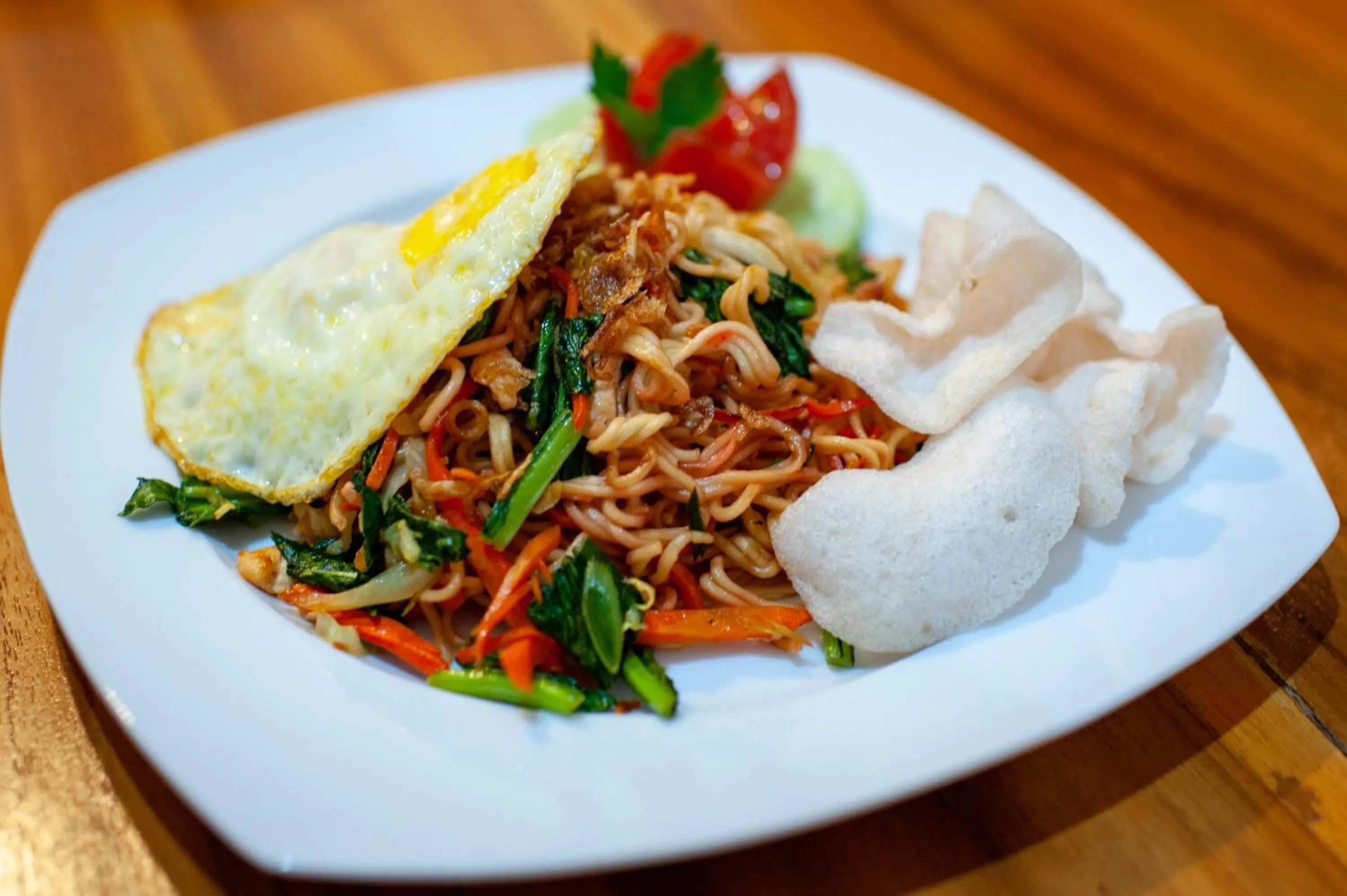 Food in Flamboyant Villa Ubud