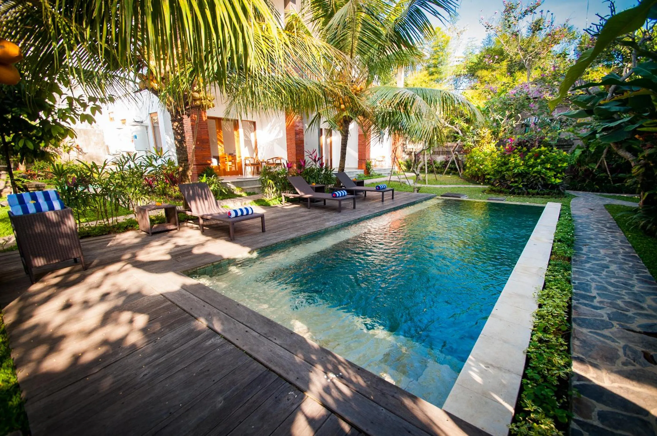 Swimming pool in Flamboyant Villa Ubud