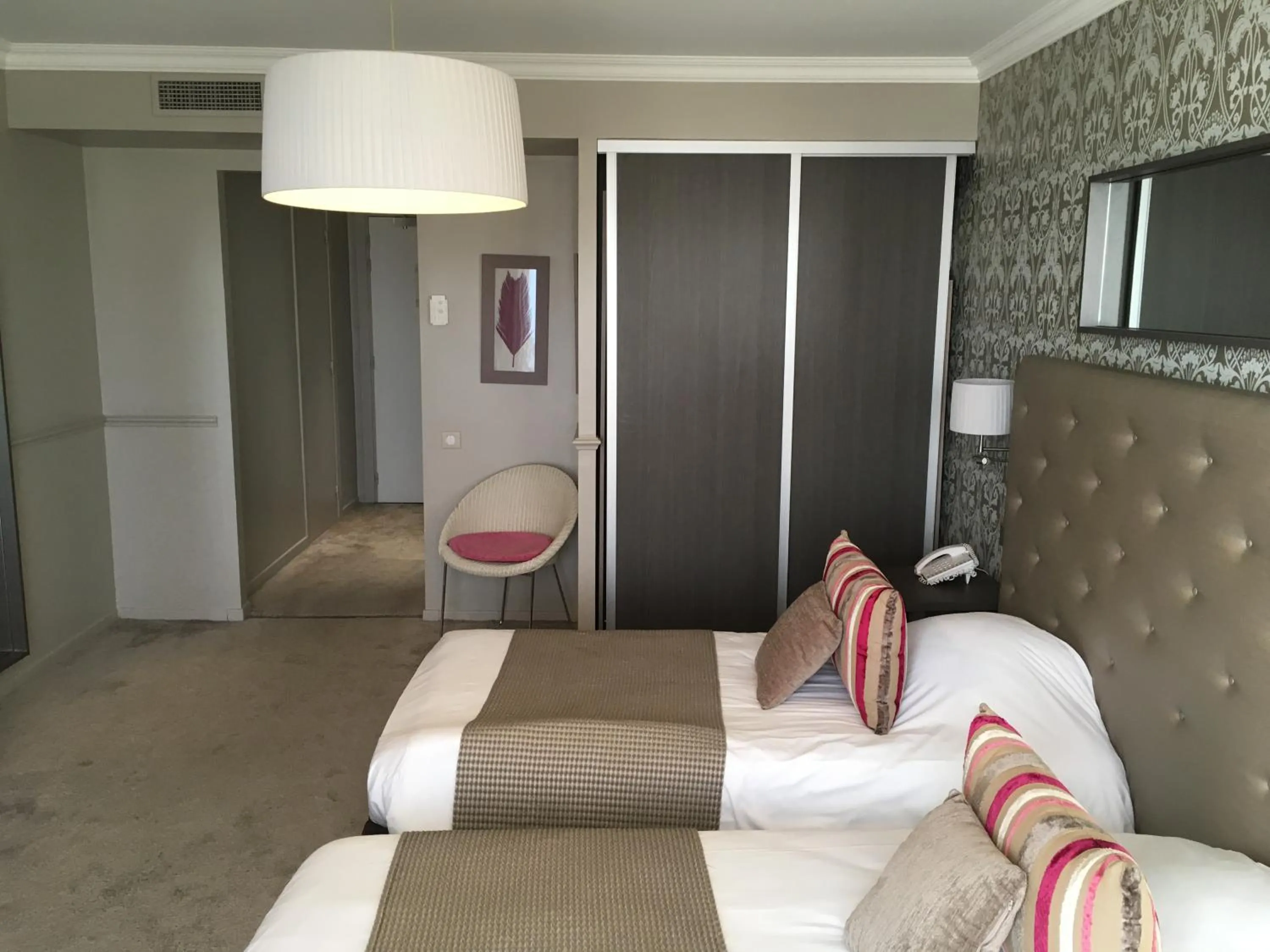 Decorative detail, Bed in Hôtel Le Royal Promenade des Anglais