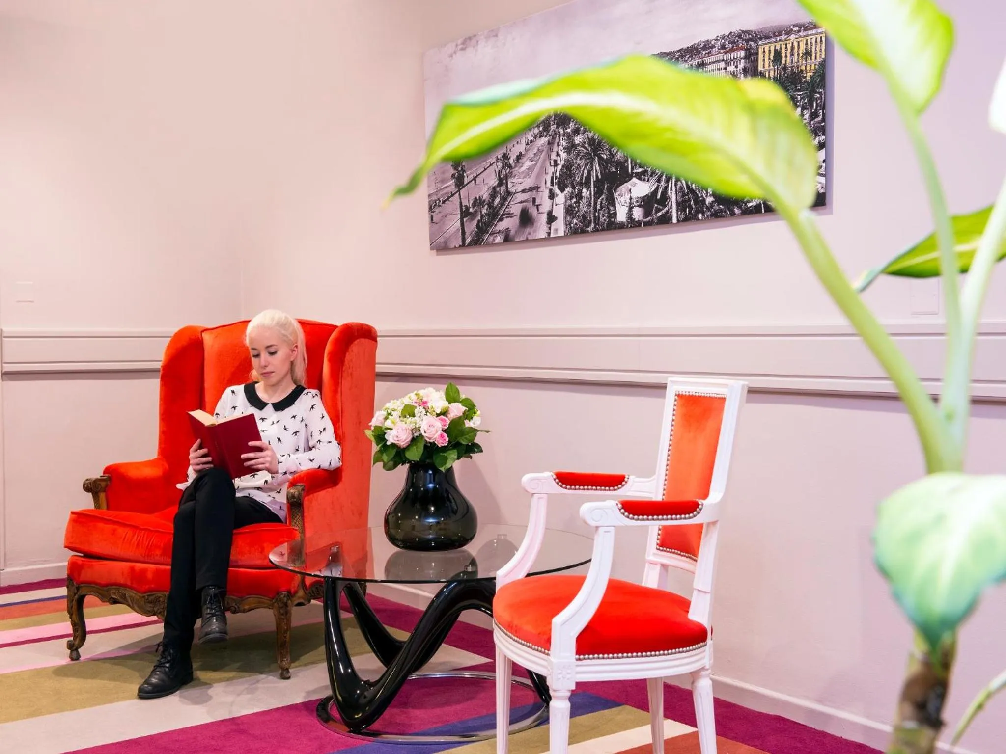 Lobby or reception in Hôtel Le Royal Promenade des Anglais
