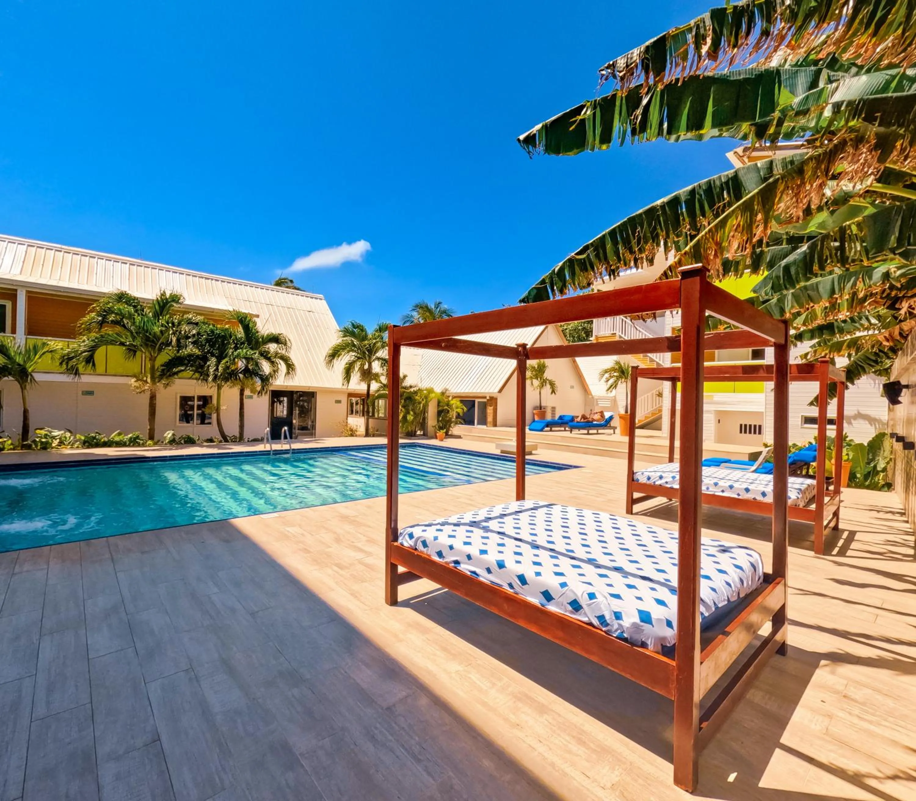 Patio in Hotel Caribbean Coral