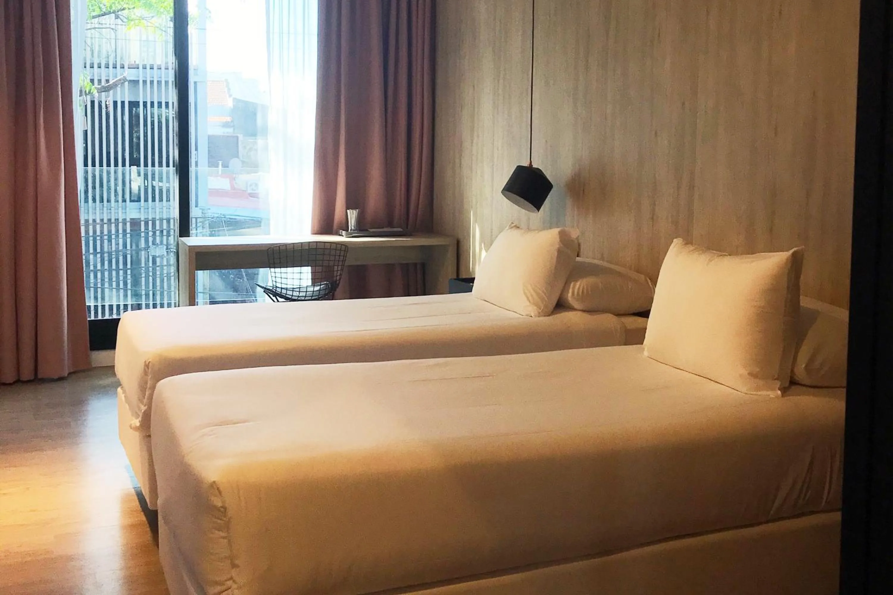 Bed in Krista Boutique Hotel