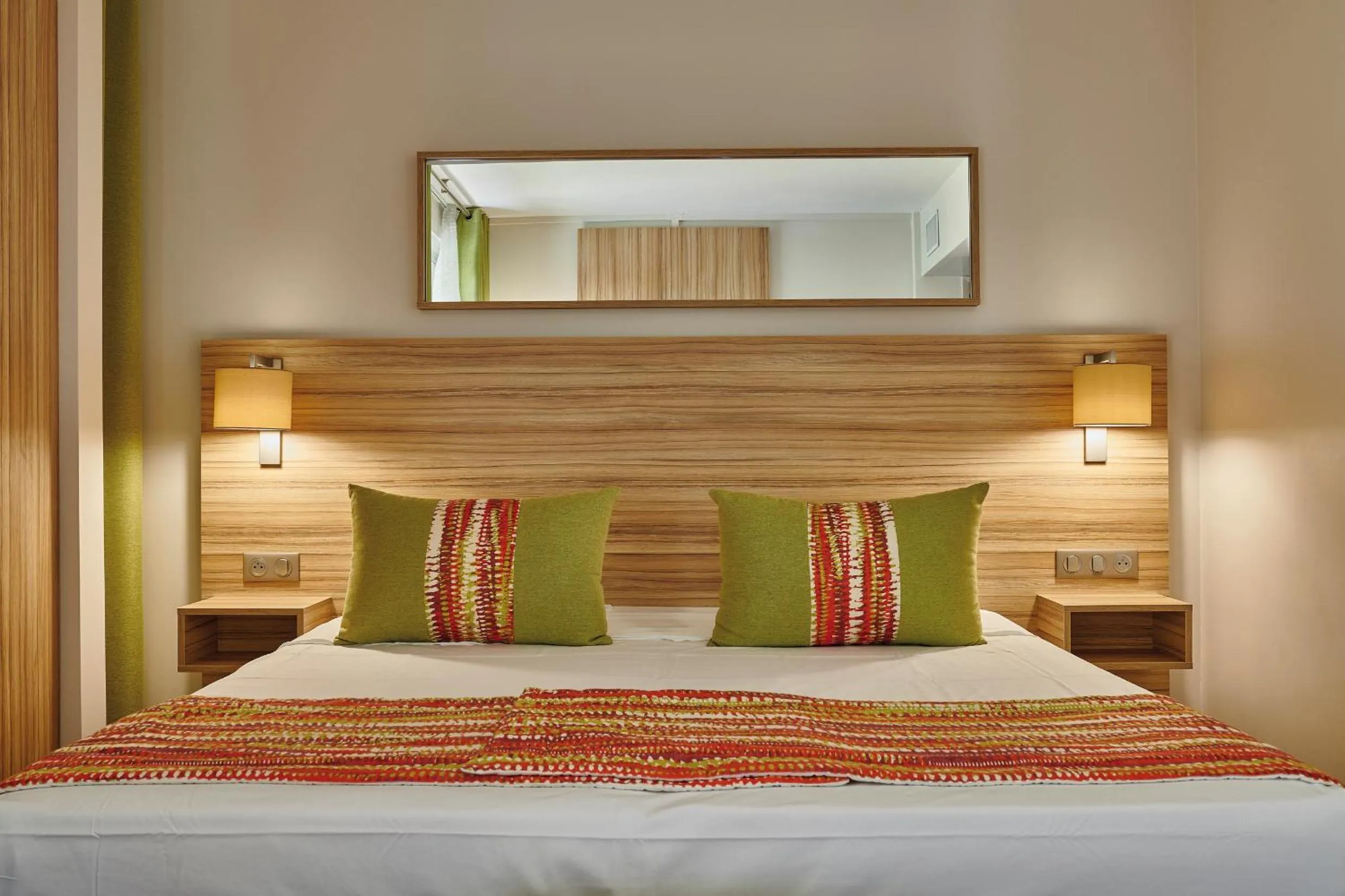 Bed in Hôtel Vacances Bleues Delcloy