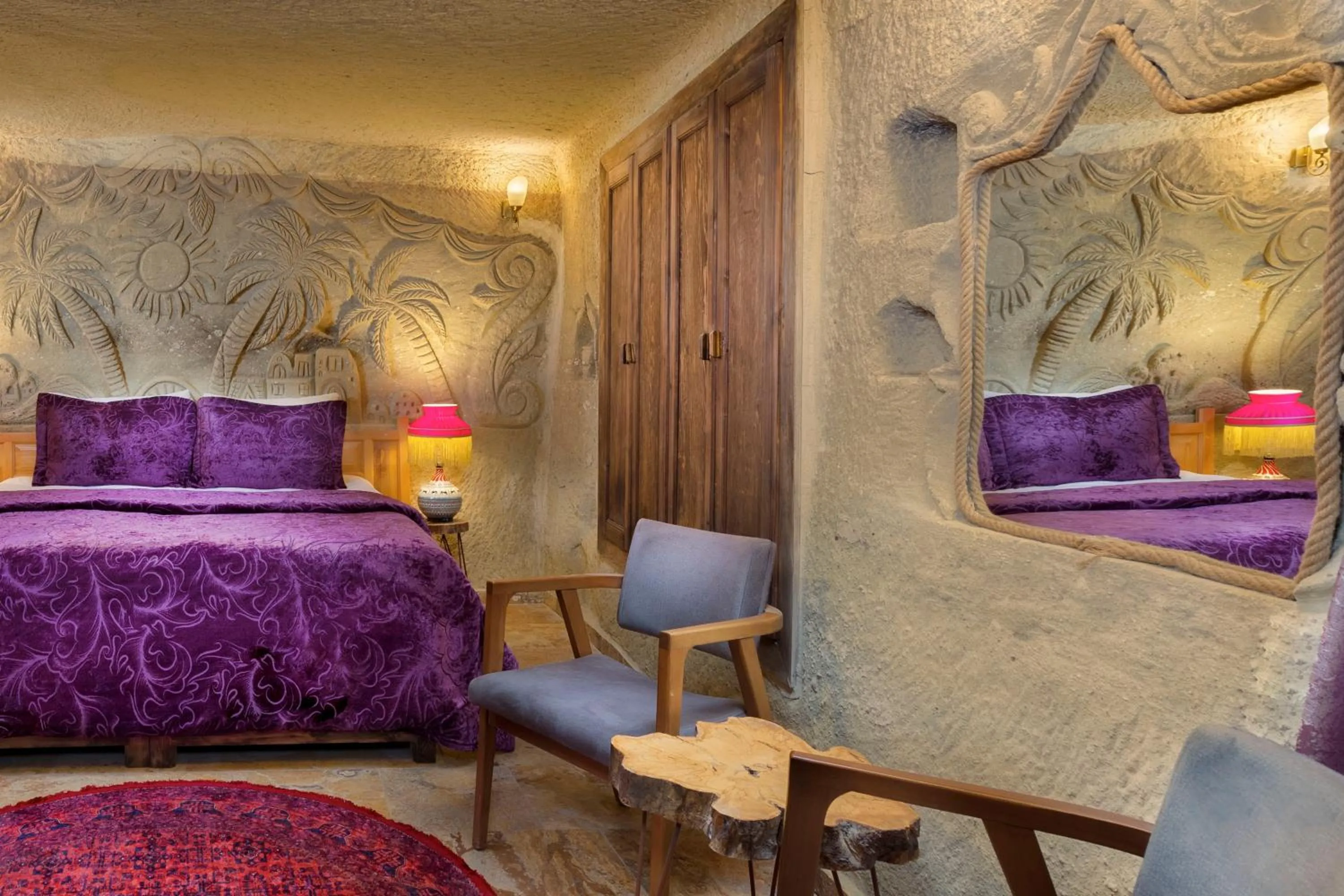 Bed in Cappadocia Splendid Cave Hotel