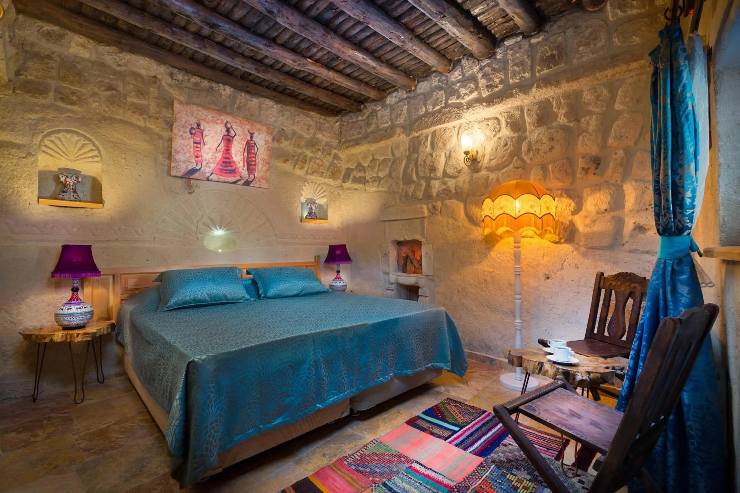 Bed in Cappadocia Splendid Cave Hotel