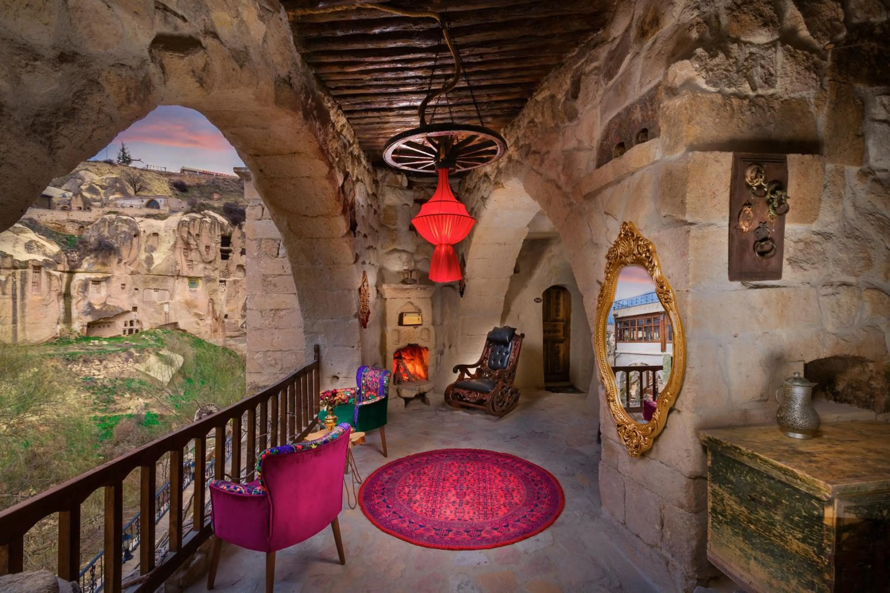 Patio in Cappadocia Splendid Cave Hotel