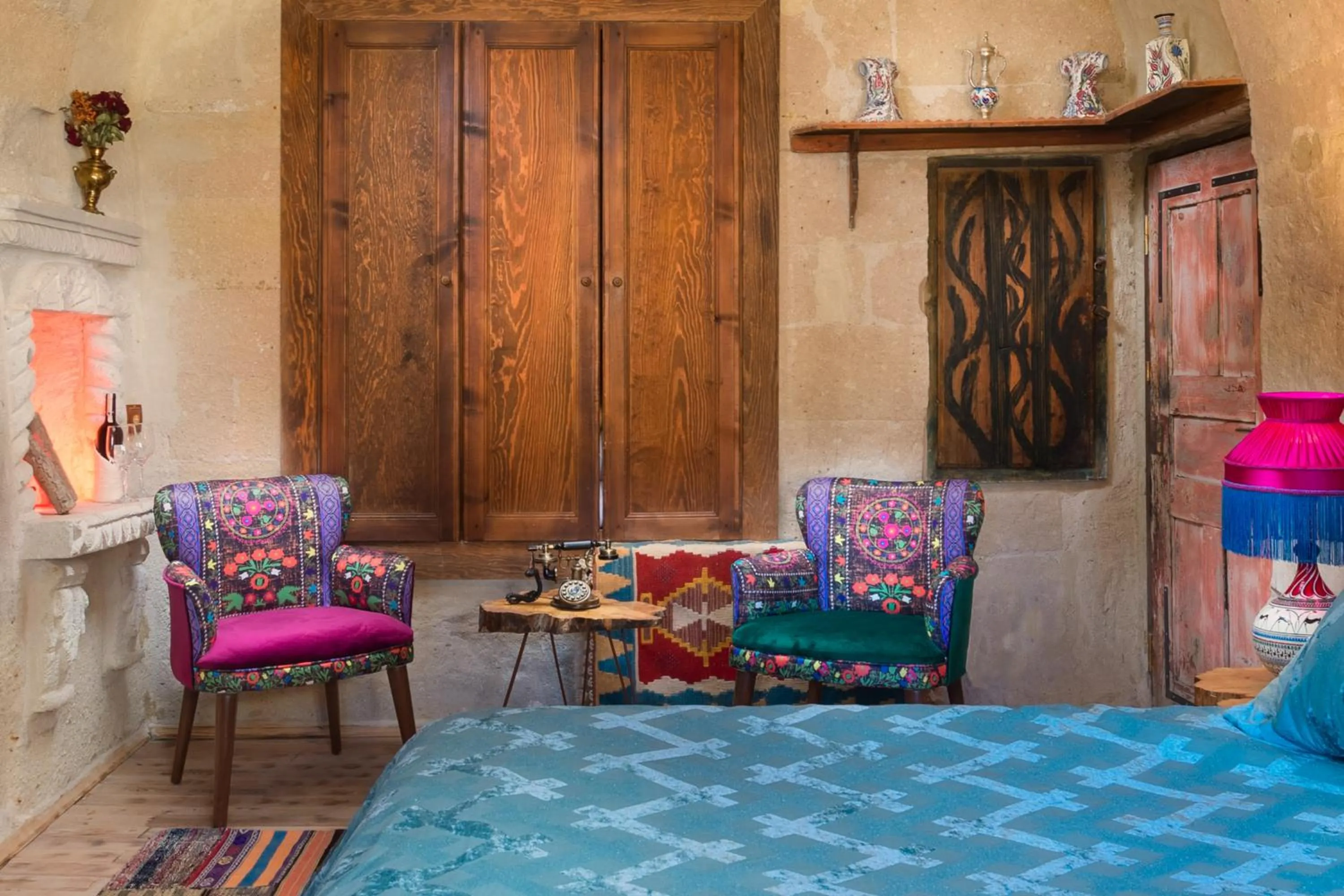 Bed in Cappadocia Splendid Cave Hotel