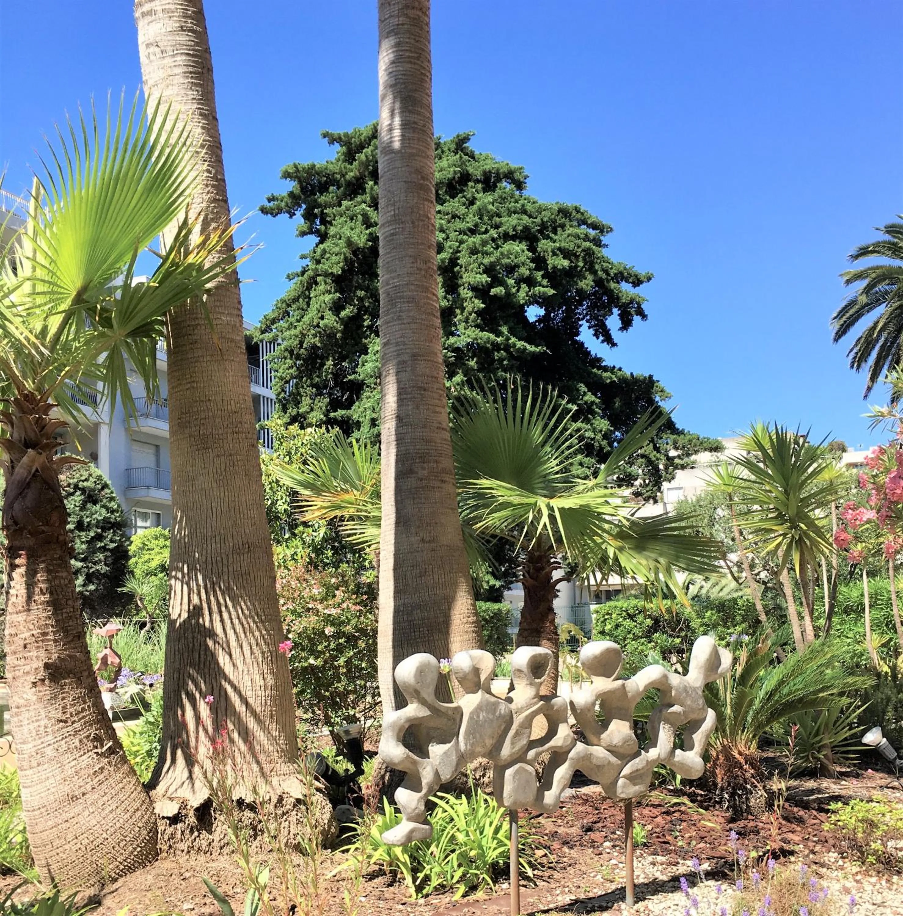 Garden in Logis Hotel Diana