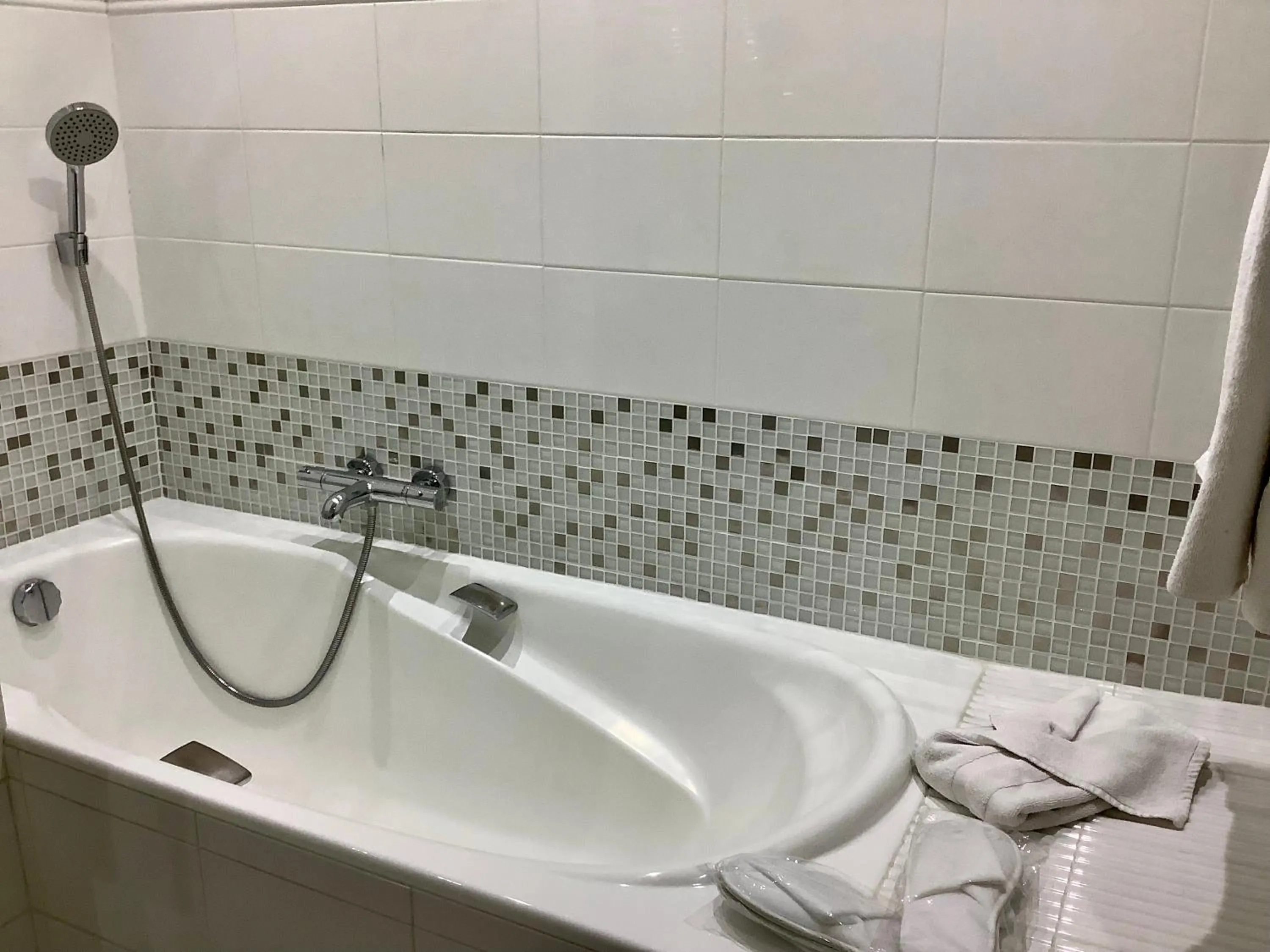 Bathroom in Logis Hotel Diana