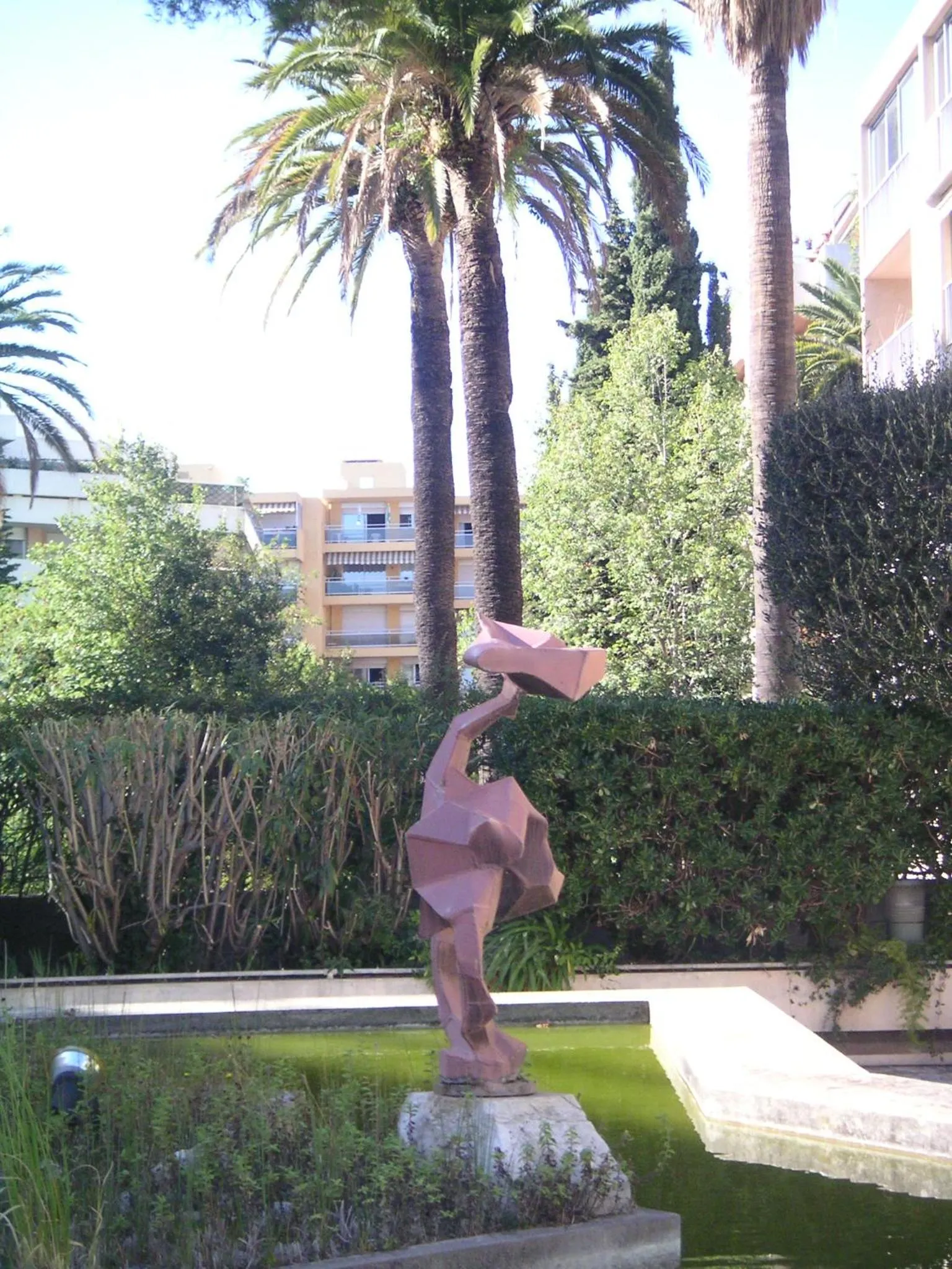 Patio in Logis Hotel Diana