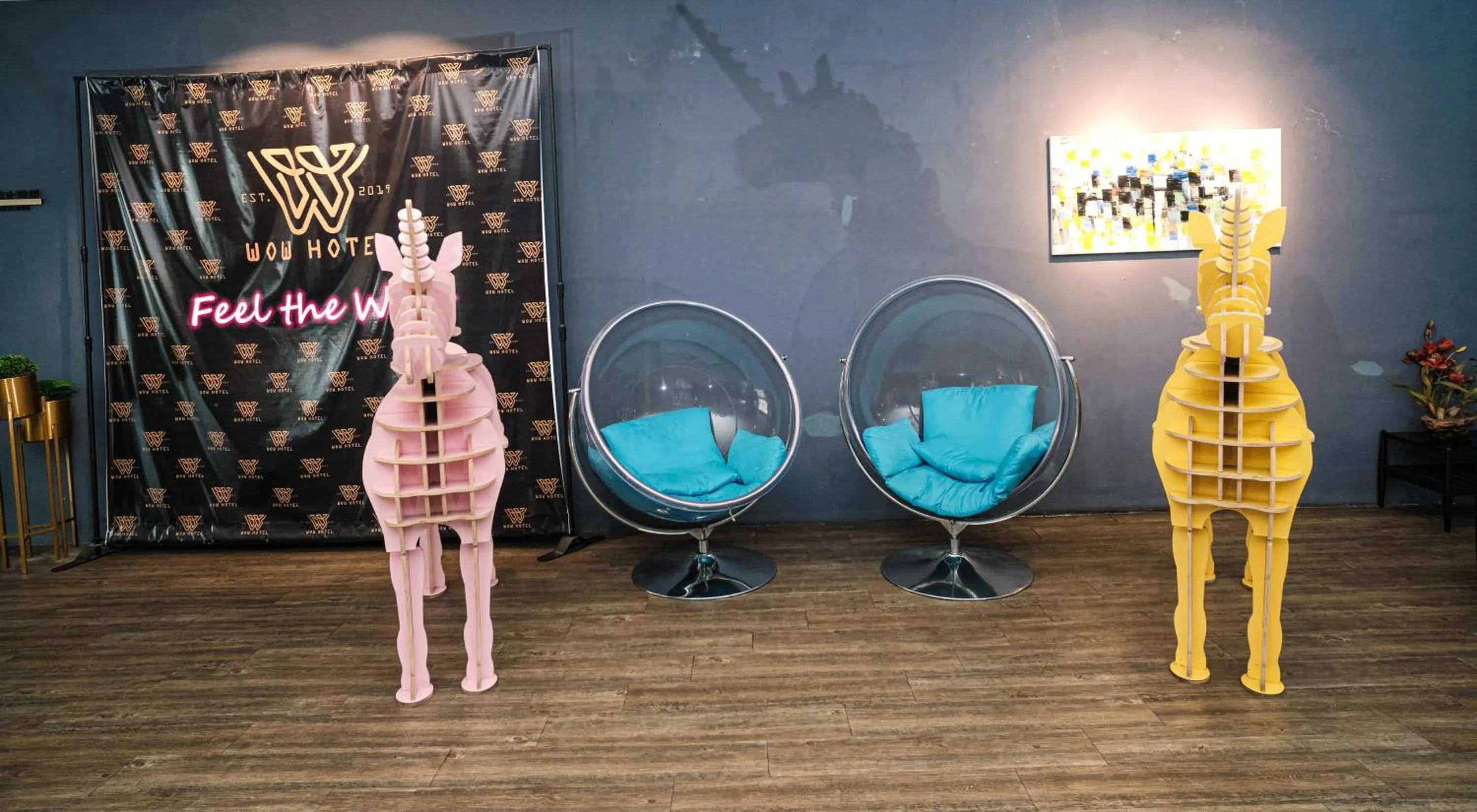 Seating area in Palette Georgetown Formerly WoW Hotel