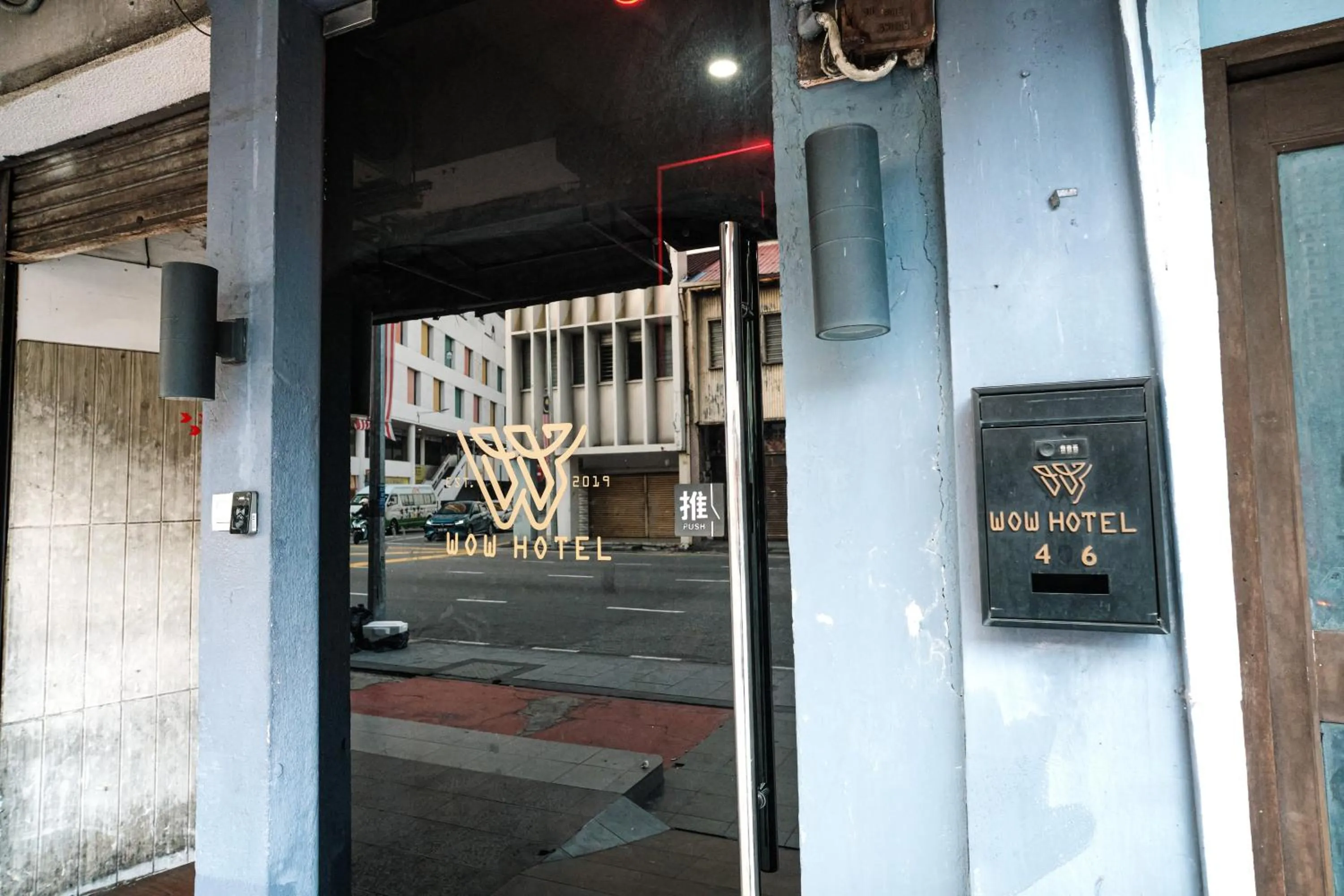 Facade/entrance in Palette Georgetown Formerly WoW Hotel