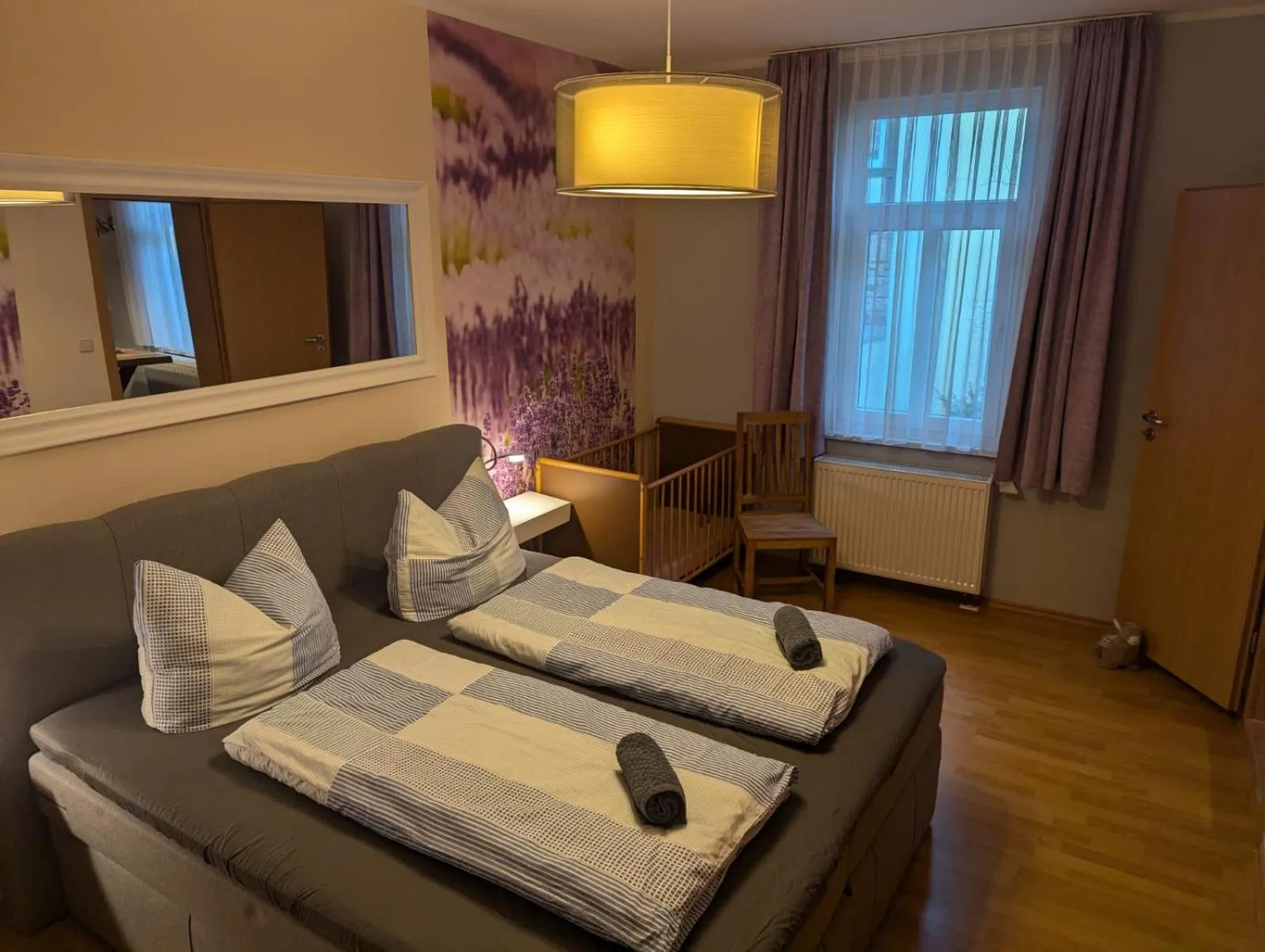 Bedroom, Bed in Ferienwohnungen An der Bimmelbahn Wernigerode