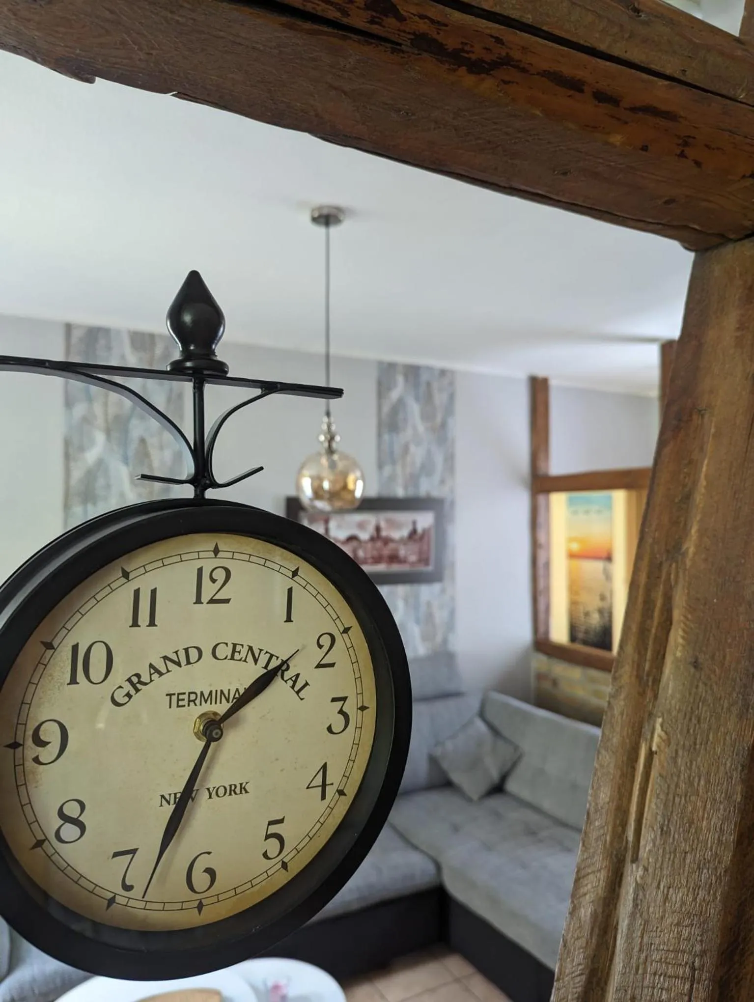 Living room, Bed in Ferienwohnungen An der Bimmelbahn Wernigerode