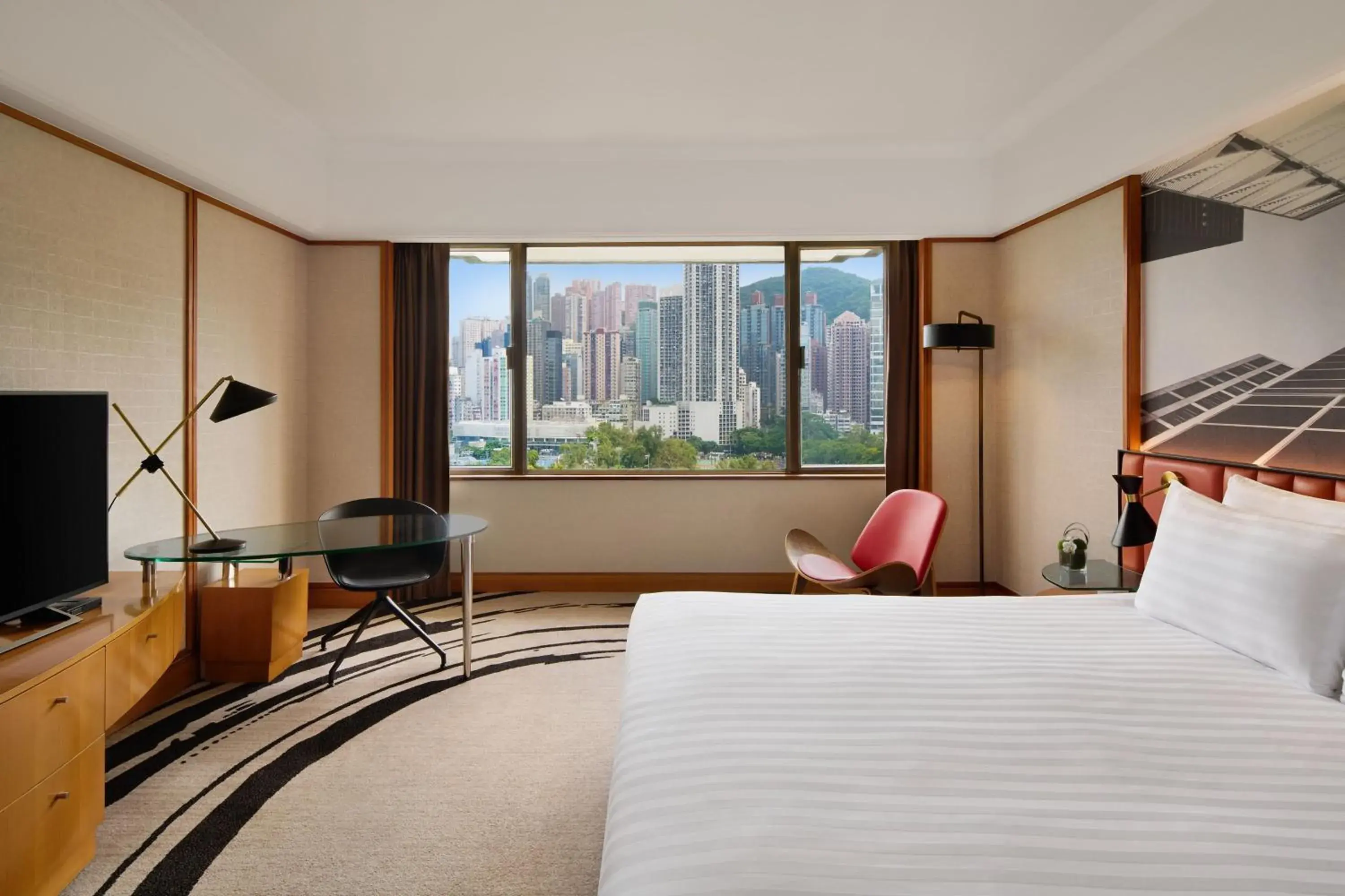 Deluxe King Room with Panoramic View in The Park Lane Hong Kong, Autograph Collection Deluxe King Room with Panoramic View in The Park Lane Hong Kong, Autograph Collection