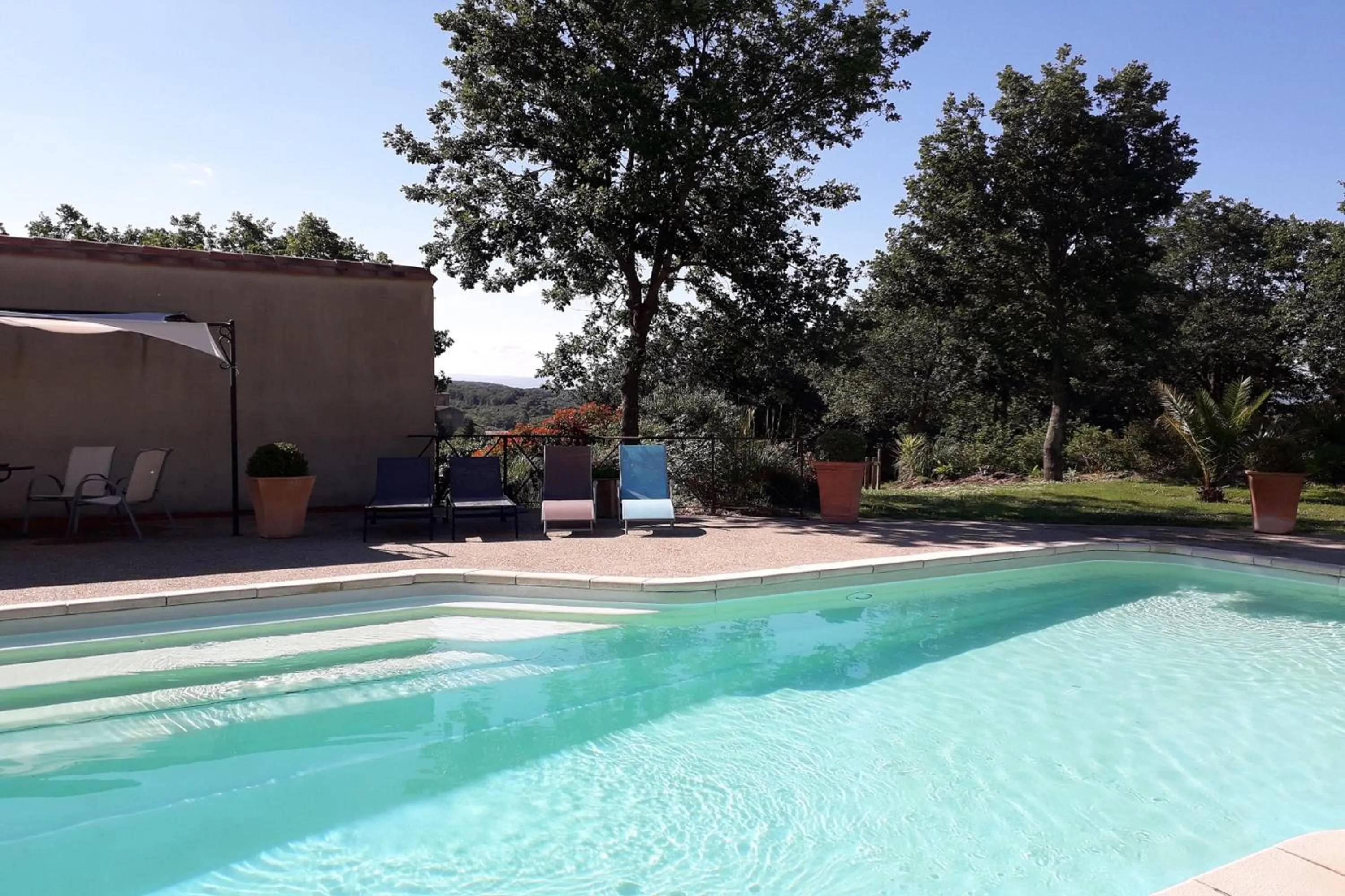 Swimming pool in Cabanes Trésors de Campagne,spas privatifs