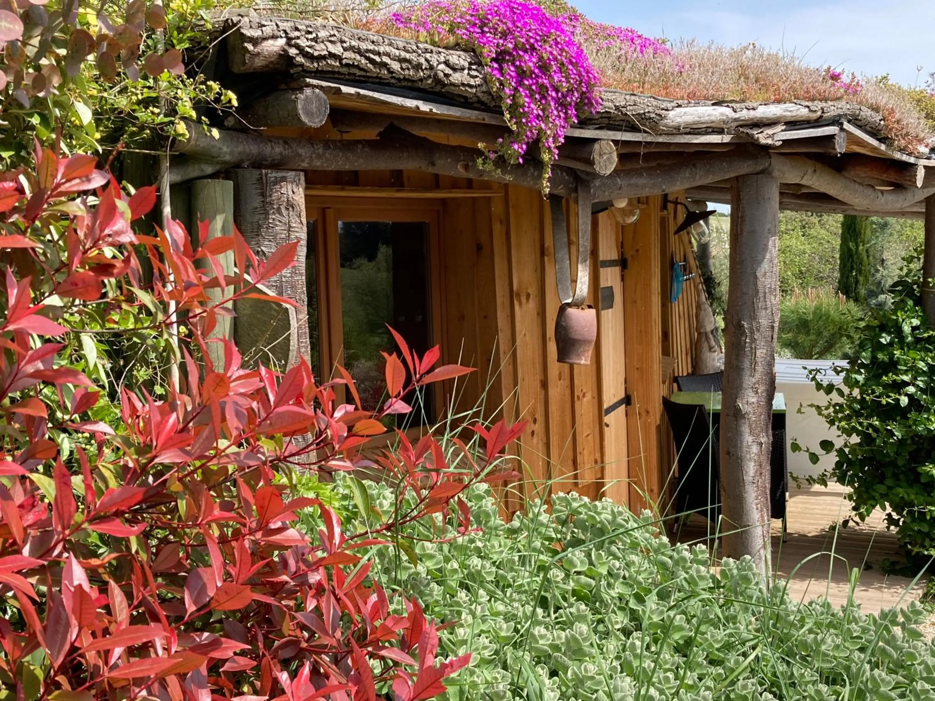 Facade/entrance in Cabanes Trésors de Campagne,spas privatifs
