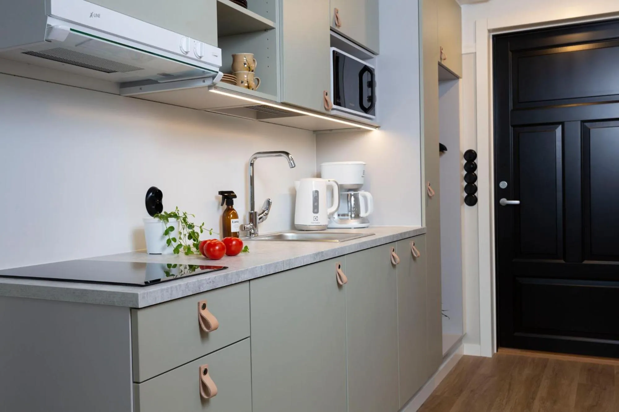 Kitchen or kitchenette in Lietsu Boutique Aparthotel - Huoneistohotelli Lietsu